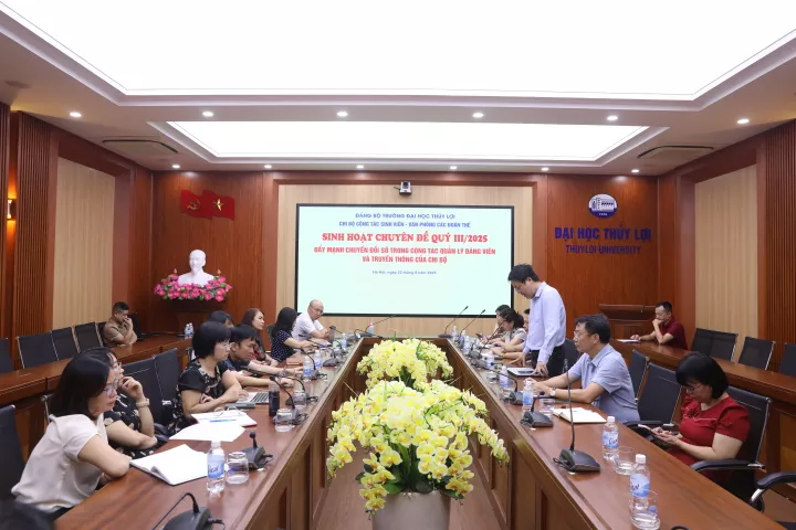 Đẩy mạnh chuyển đổi số trong công tác quản lý đảng viên và công tác truyền thông của Chi bộ