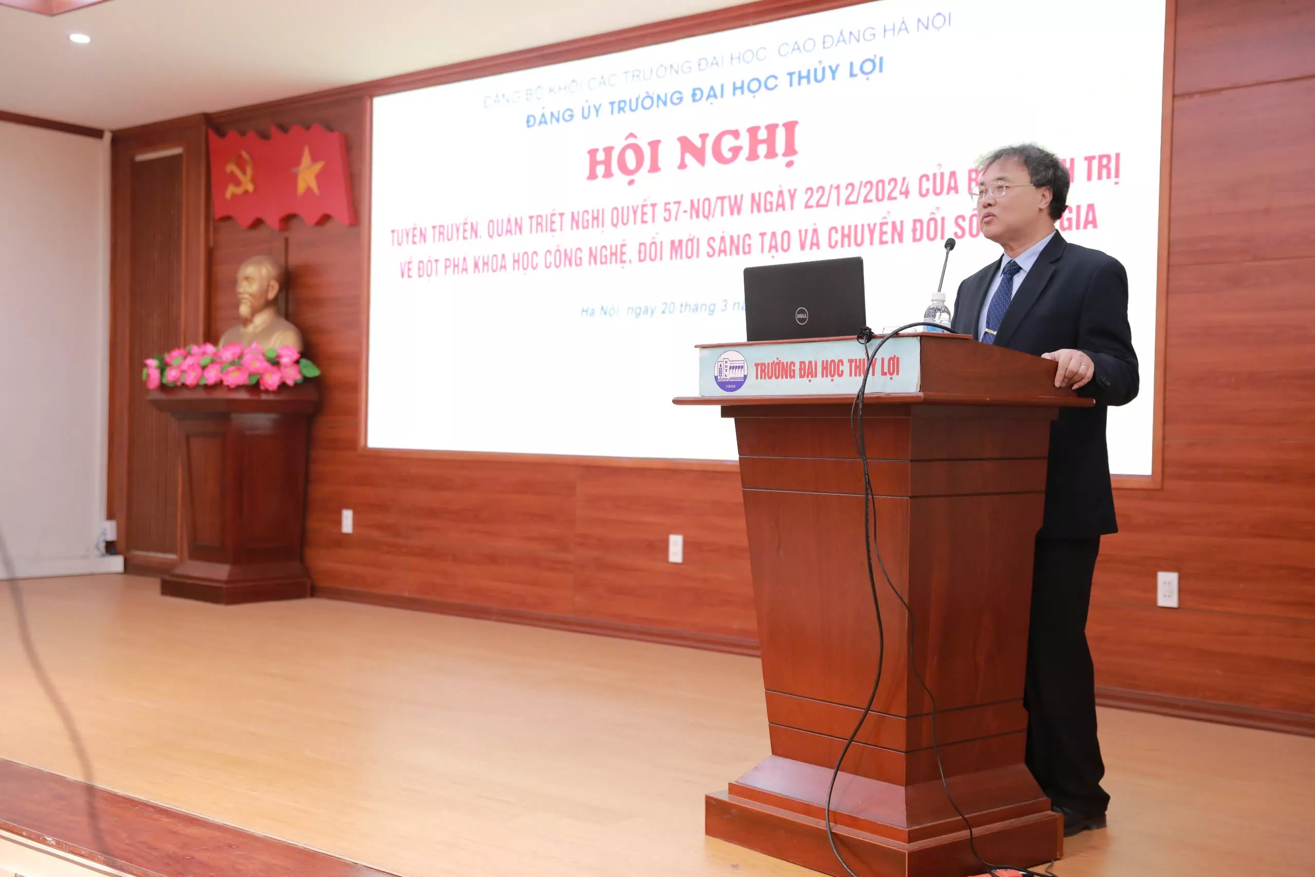 Đảng bộ Trường Đại học Thủy lợi: Quyết tâm đột phá khoa học công nghệ, đổi mới sáng tạo và chuyển đổi số trong giai đoạn 2025–2030