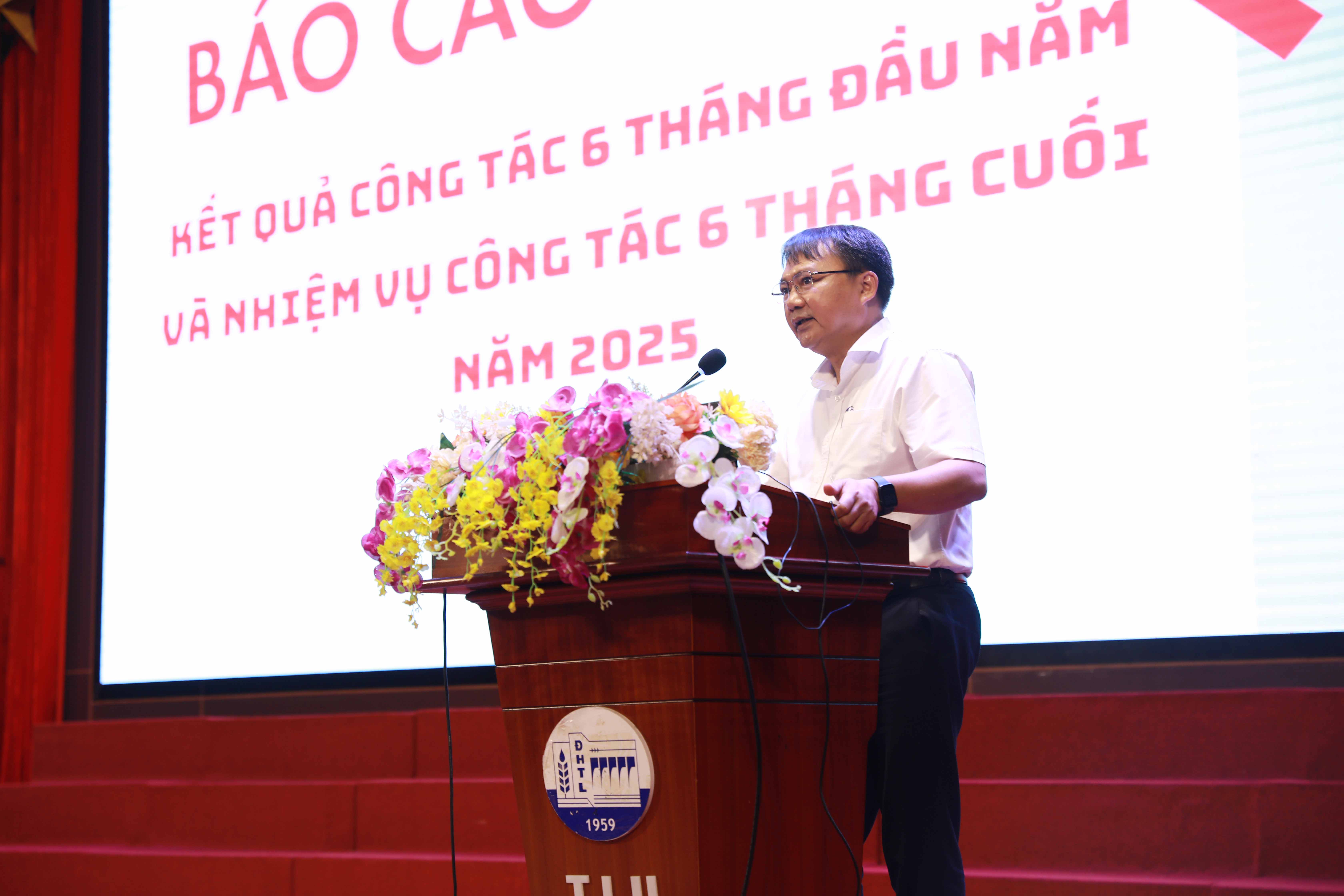 Hội nghị Sơ kết công tác xây dựng Đảng 6 tháng đầu năm và triển khai nhiệm vụ công tác 6 tháng cuối năm 2025