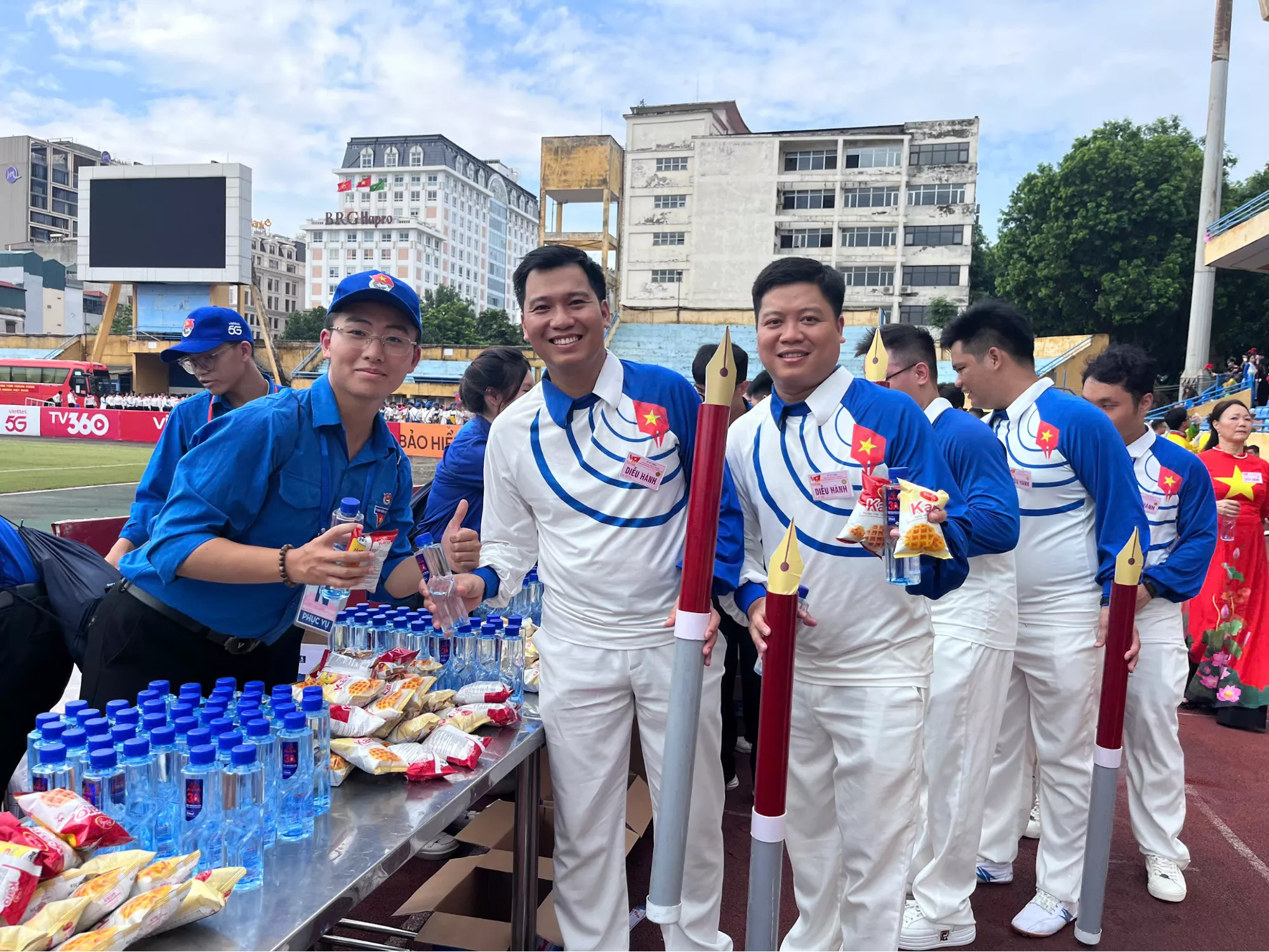 Sức trẻ Trường Đại học Thủy lợi tại Lễ tổng duyệt A80 – Một đêm trắng vì Tổ quốc