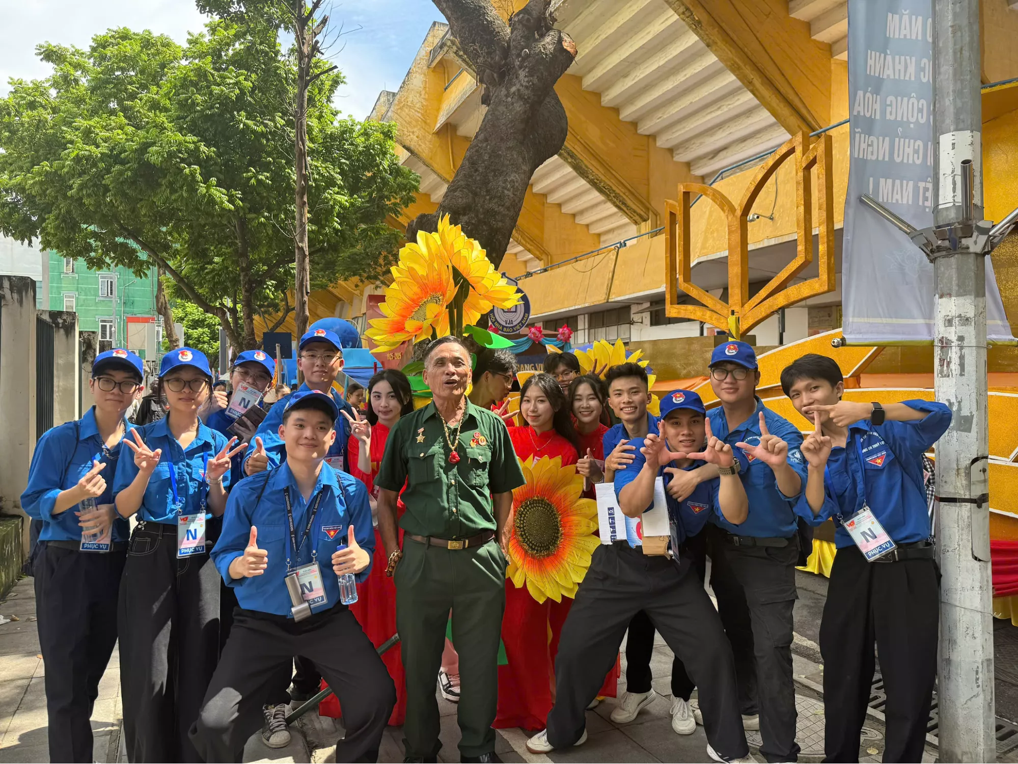 Sức trẻ Trường Đại học Thủy lợi tại Lễ tổng duyệt A80 – Một đêm trắng vì Tổ quốc