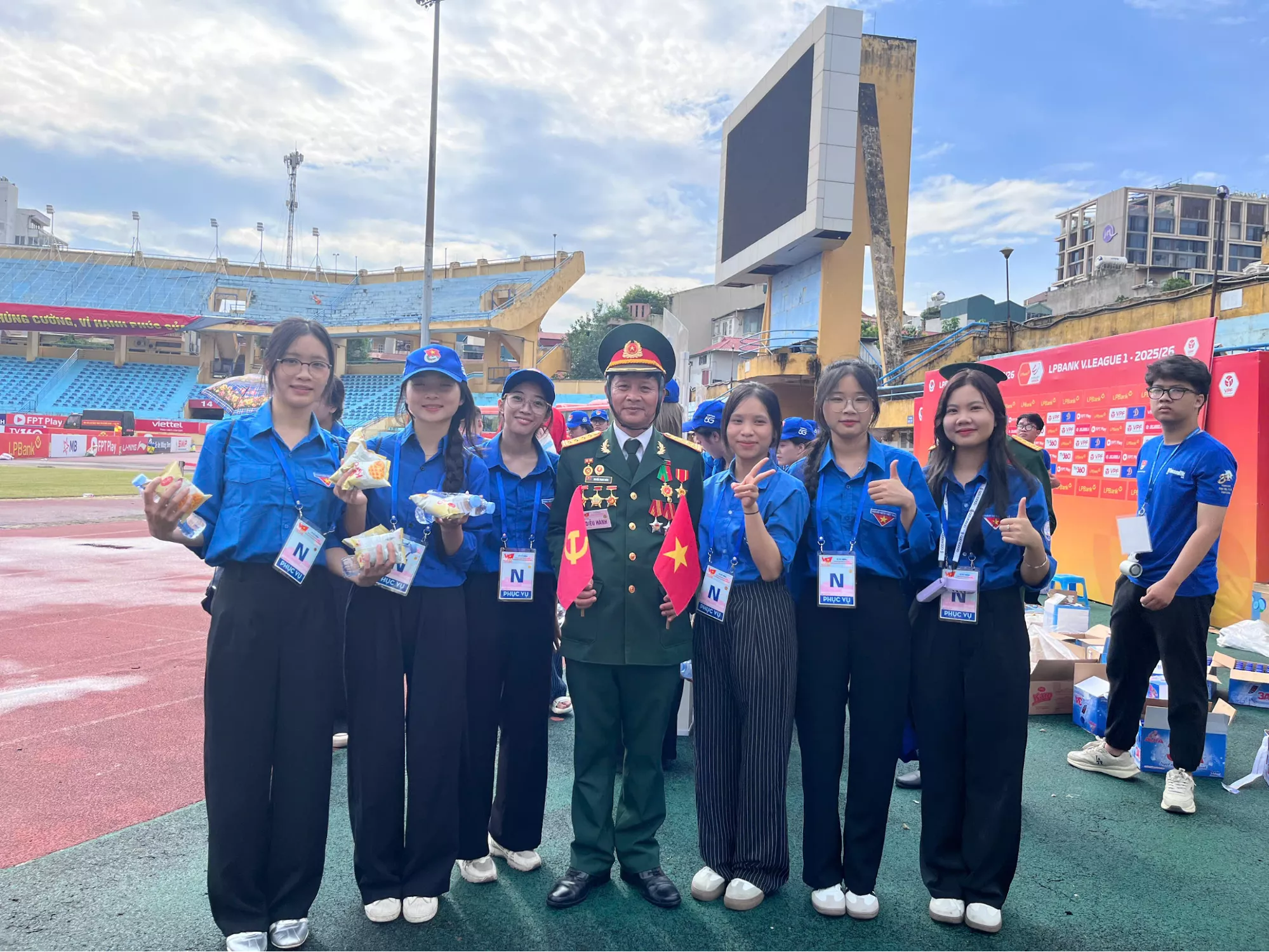 Sức trẻ Trường Đại học Thủy lợi tại Lễ tổng duyệt A80 – Một đêm trắng vì Tổ quốc