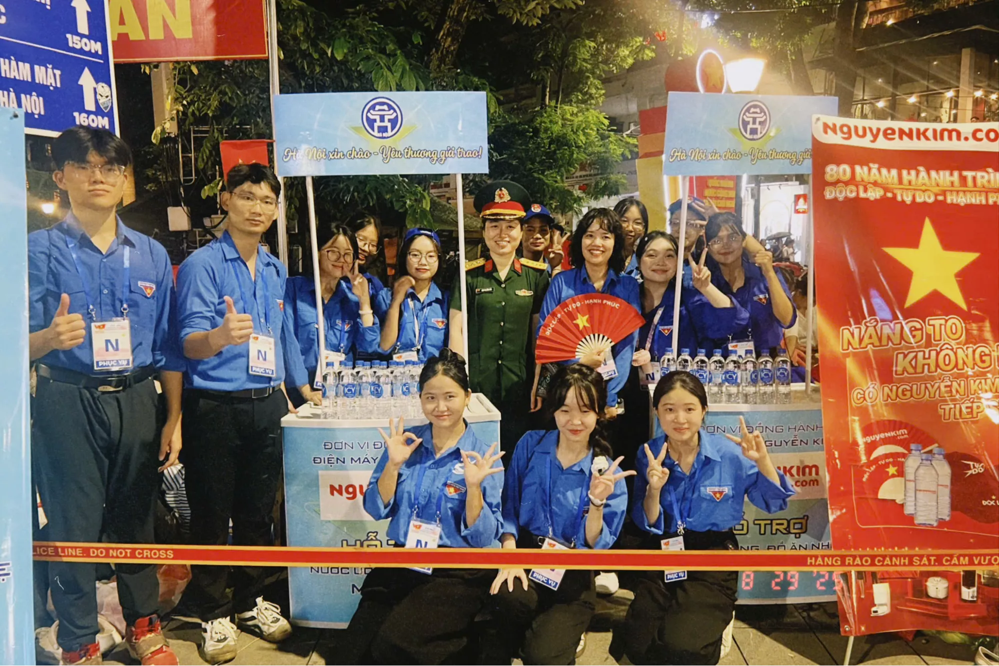 Sức trẻ Trường Đại học Thủy lợi tại Lễ tổng duyệt A80 – Một đêm trắng vì Tổ quốc