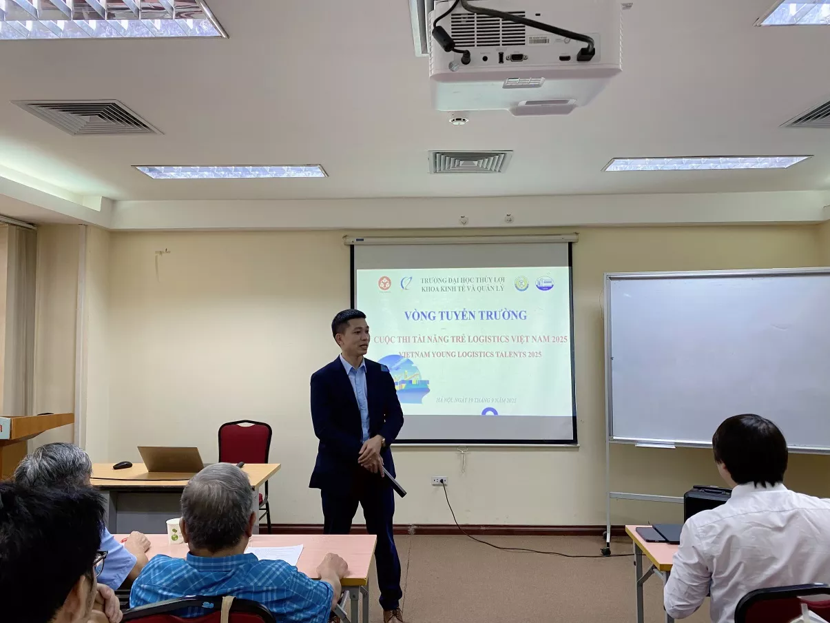 Trường Đại học Thủy lợi tổ chức Vòng Tuyển trường cuộc thi “Tài năng trẻ Logistics Việt Nam 2025”