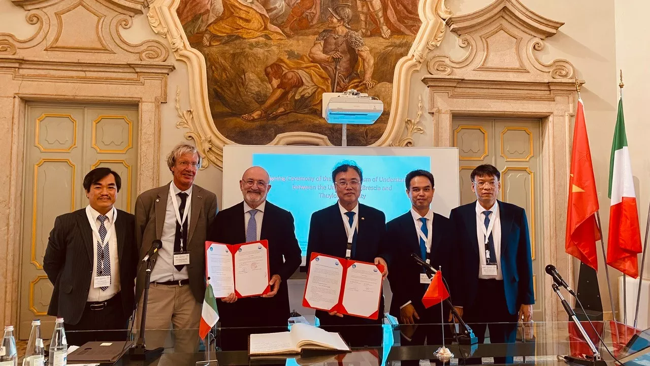 Thuyloi University participates in the 20th Plenary Conference of The Asean–European University Network (Asea-Uninet) in Brescia, Italy