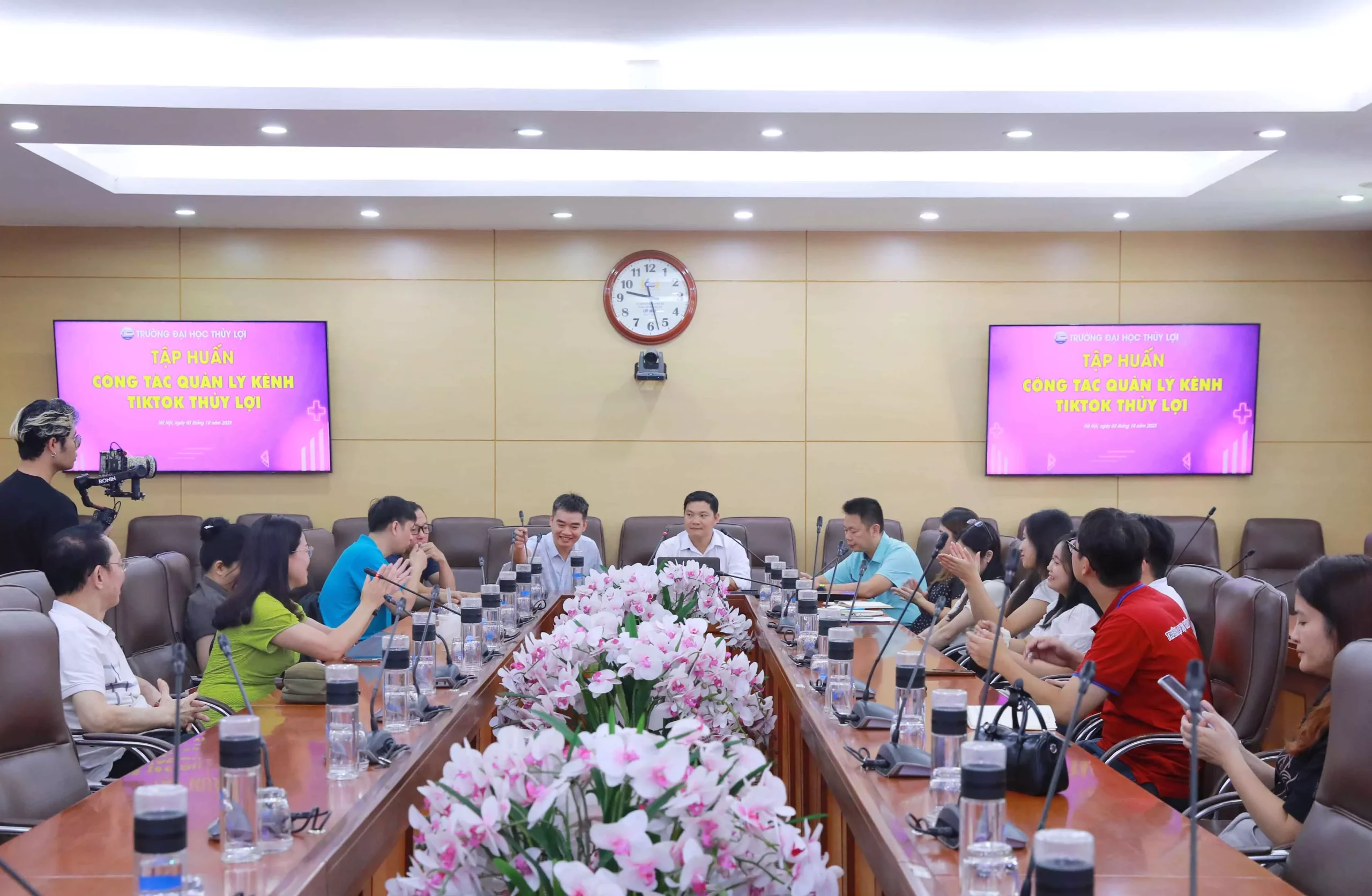 Tập huấn công tác quản lý trang Tiktok của Trường Đại học Thủy lợi