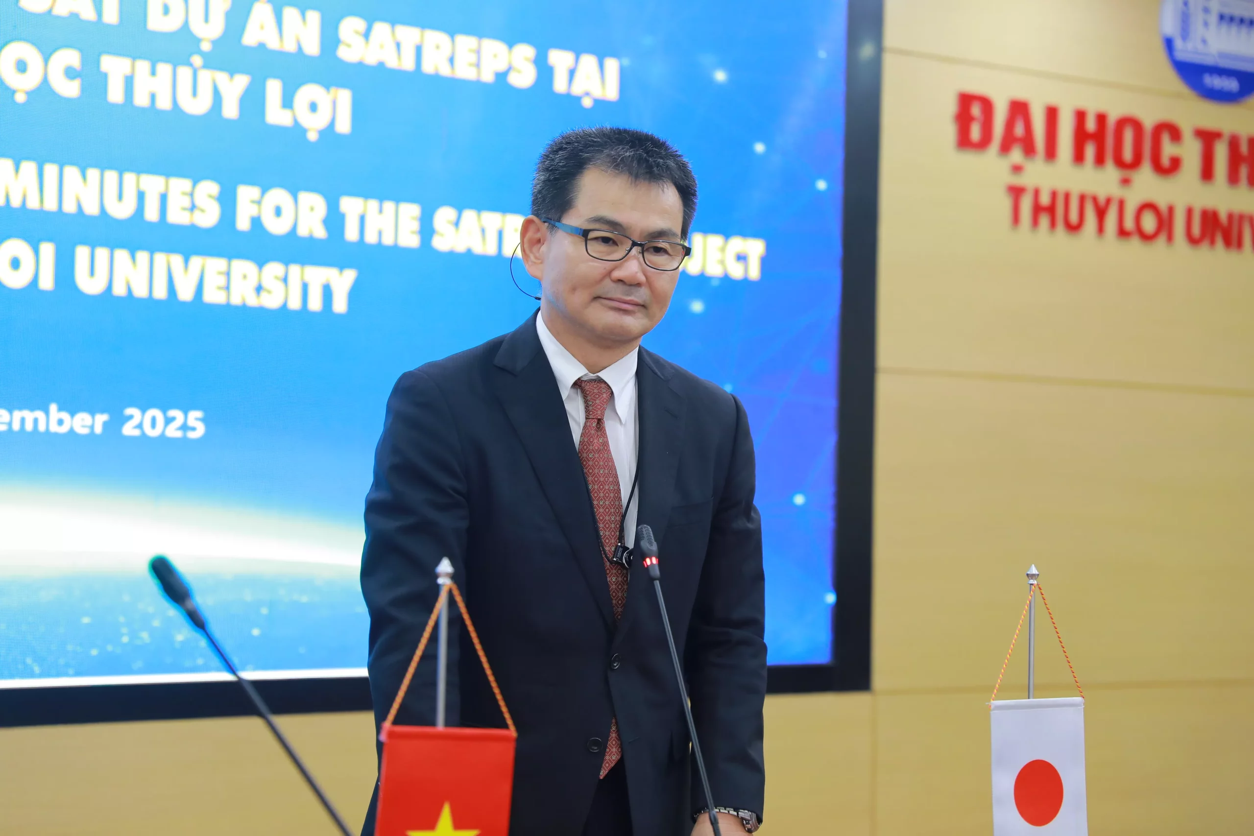 Trường Đại học Thủy lợi tổ chức Lễ ký kết Biên bản khảo sát dự án SATREPS với phía Nhật Bản