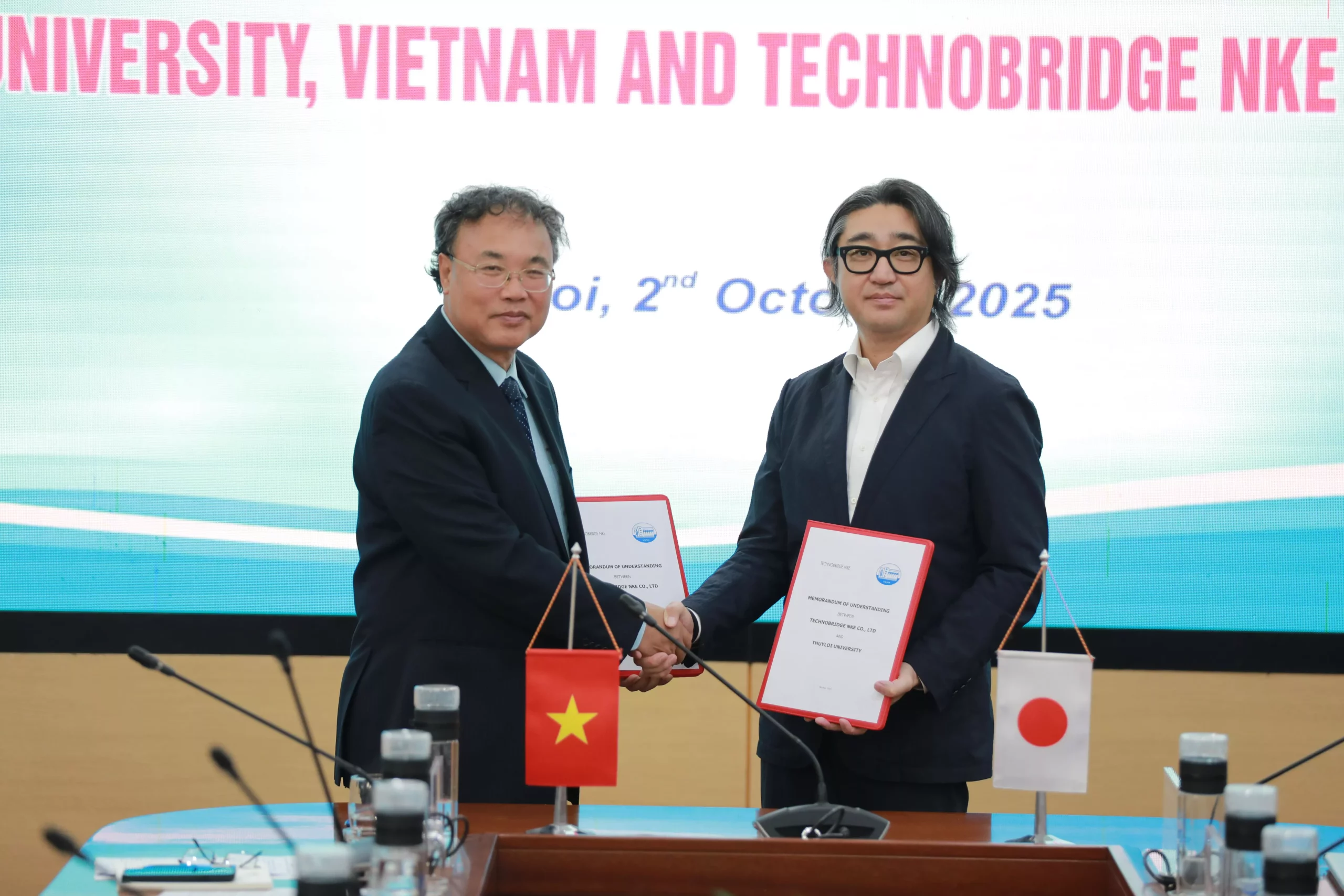 Thuyloi University Signs Memorandum of Understanding (MOU) with Technobridge NKE (Japan)