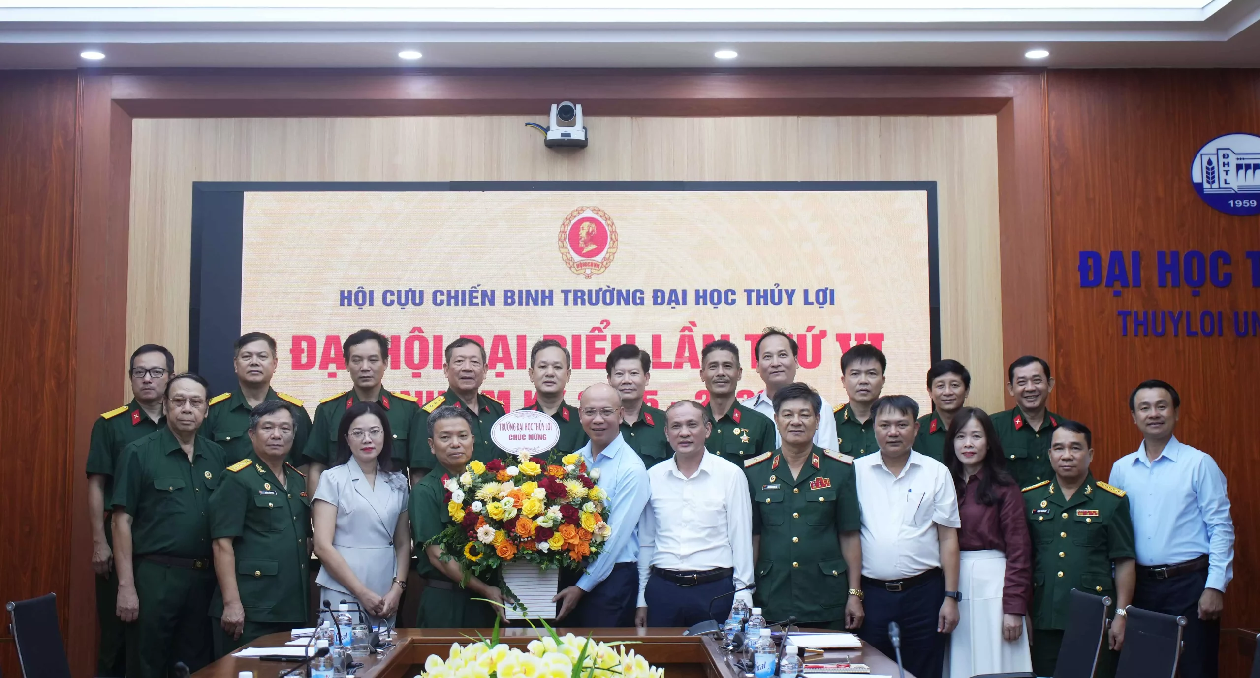 Đại hội Hội Cựu chiến binh Trường Đại học Thủy lợi nhiệm kỳ 2025-2030 thành công tốt đẹp