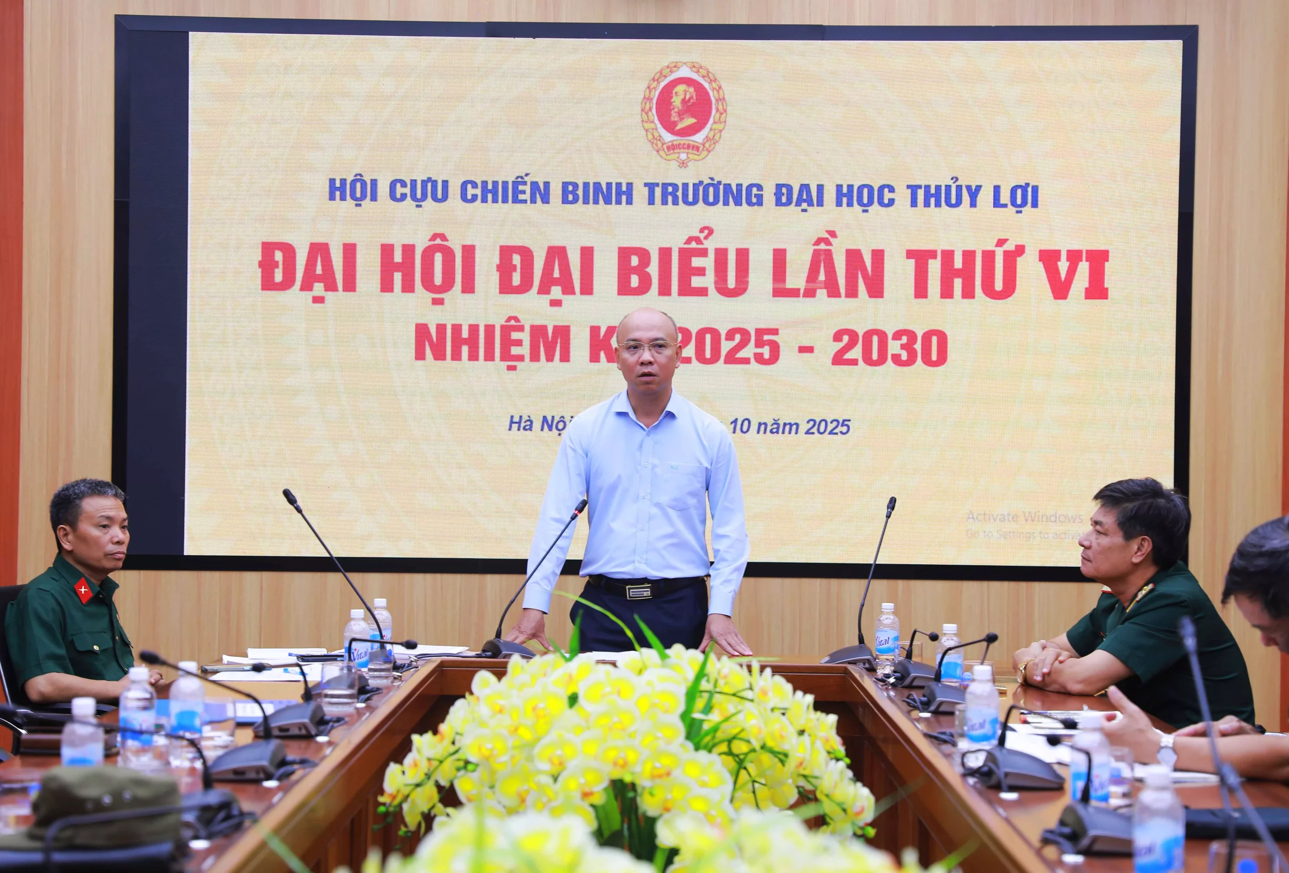 Đại hội Hội Cựu chiến binh Trường Đại học Thủy lợi nhiệm kỳ 2025-2030 thành công tốt đẹp