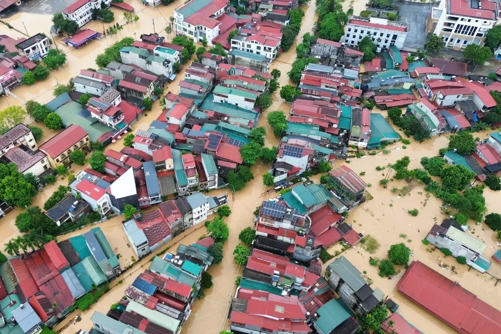 Nghĩa tình Thủy lợi hướng về Lào Cai vùng lũ