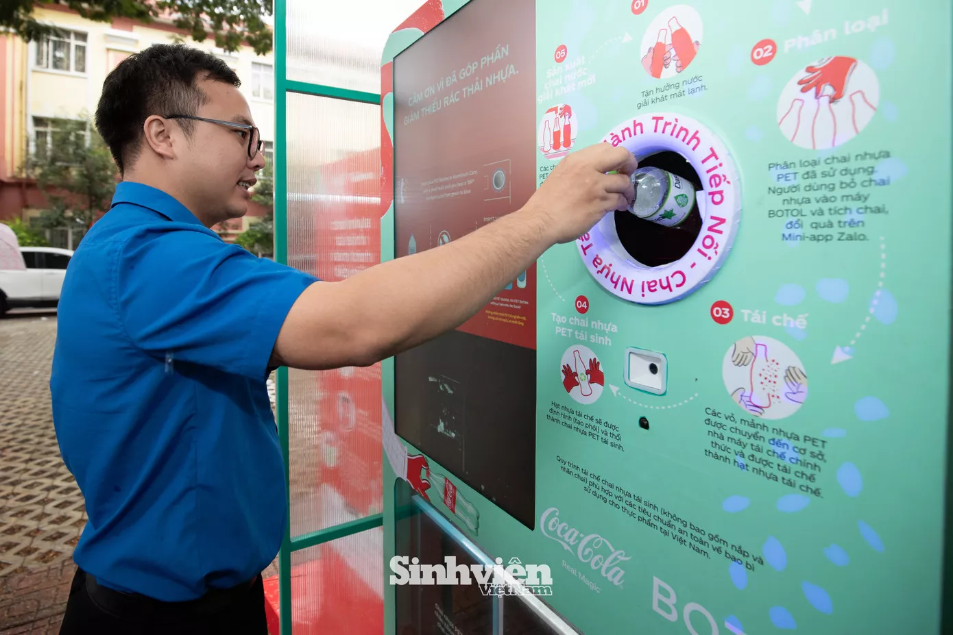 Trường Đại học Thuỷ lợi lan toả tinh thần sống xanh cùng chiến dịch &#8216;Chai nhựa tái sinh, hành trình tiếp nối&#8217;