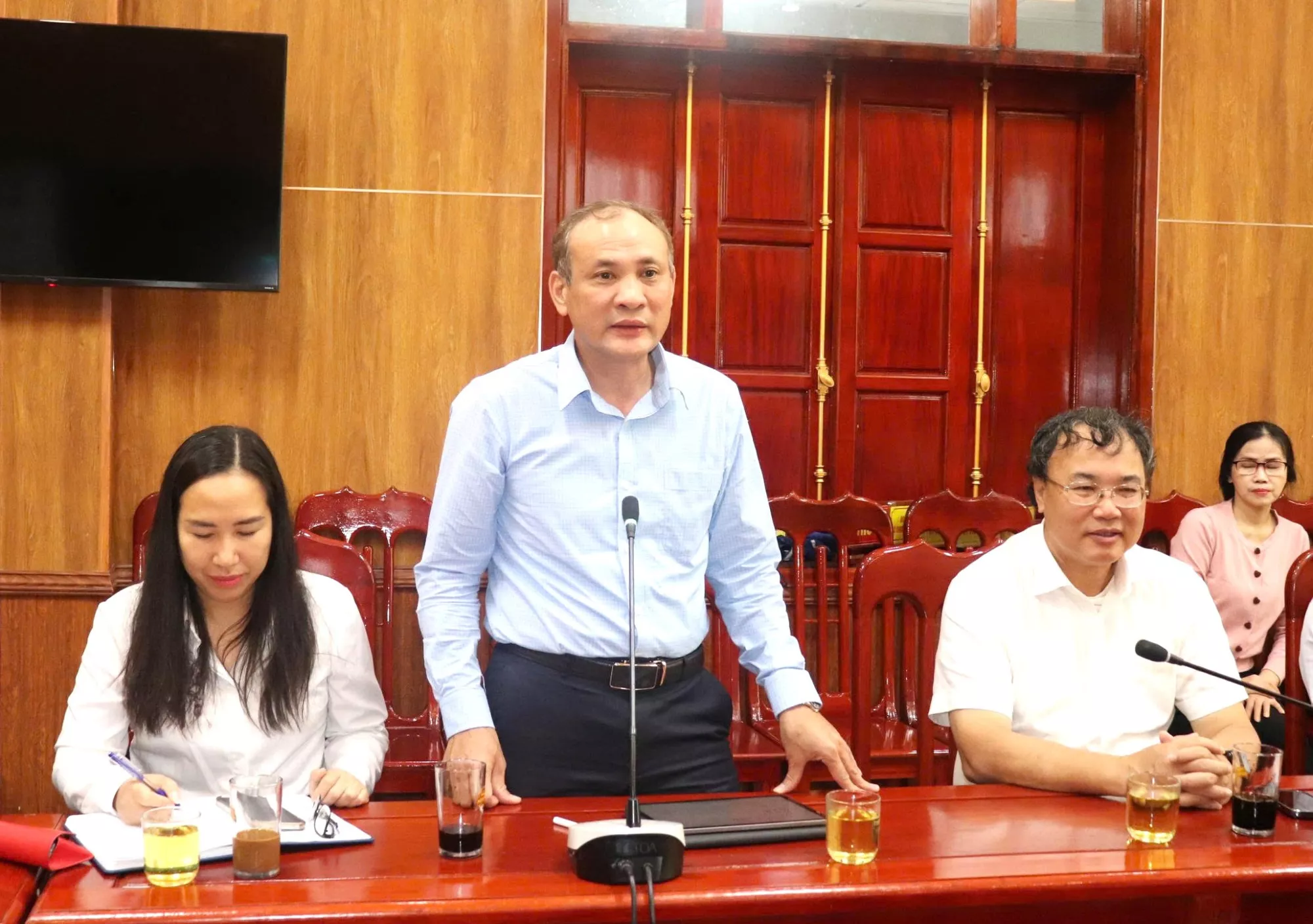 Trường Đại học Thủy lợi trao đổi hợp tác trong nghiên cứu, chuyển giao công nghệ với Sở KH&#038;CN Nghệ An