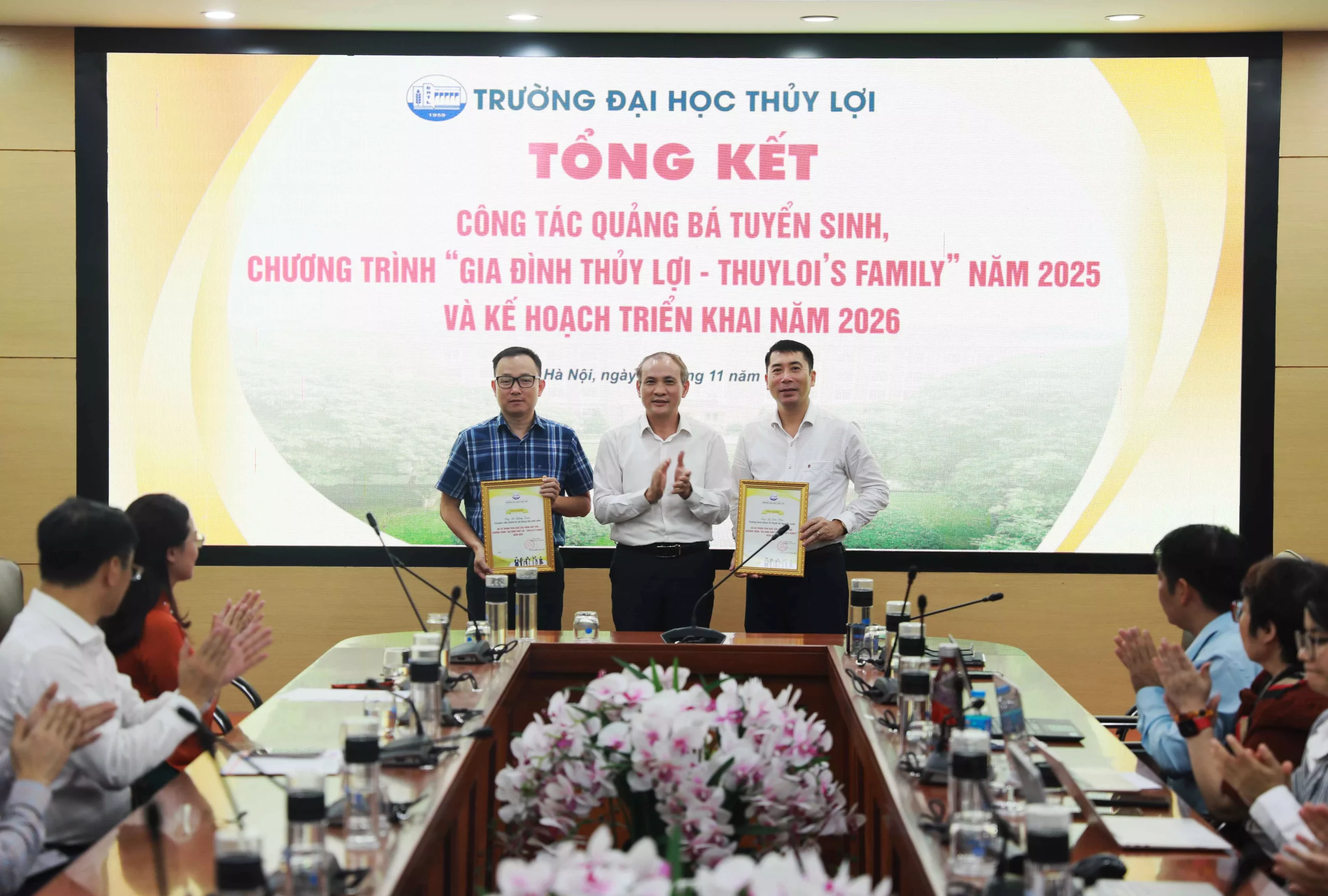Tổng kết công tác quảng bá tuyển sinh, chương trình &#8220;Gia đình Thủy lợi &#8211; Thuyloi&#8217;s Family&#8221; năm 2025 và Kế hoạch triển khai năm 2026