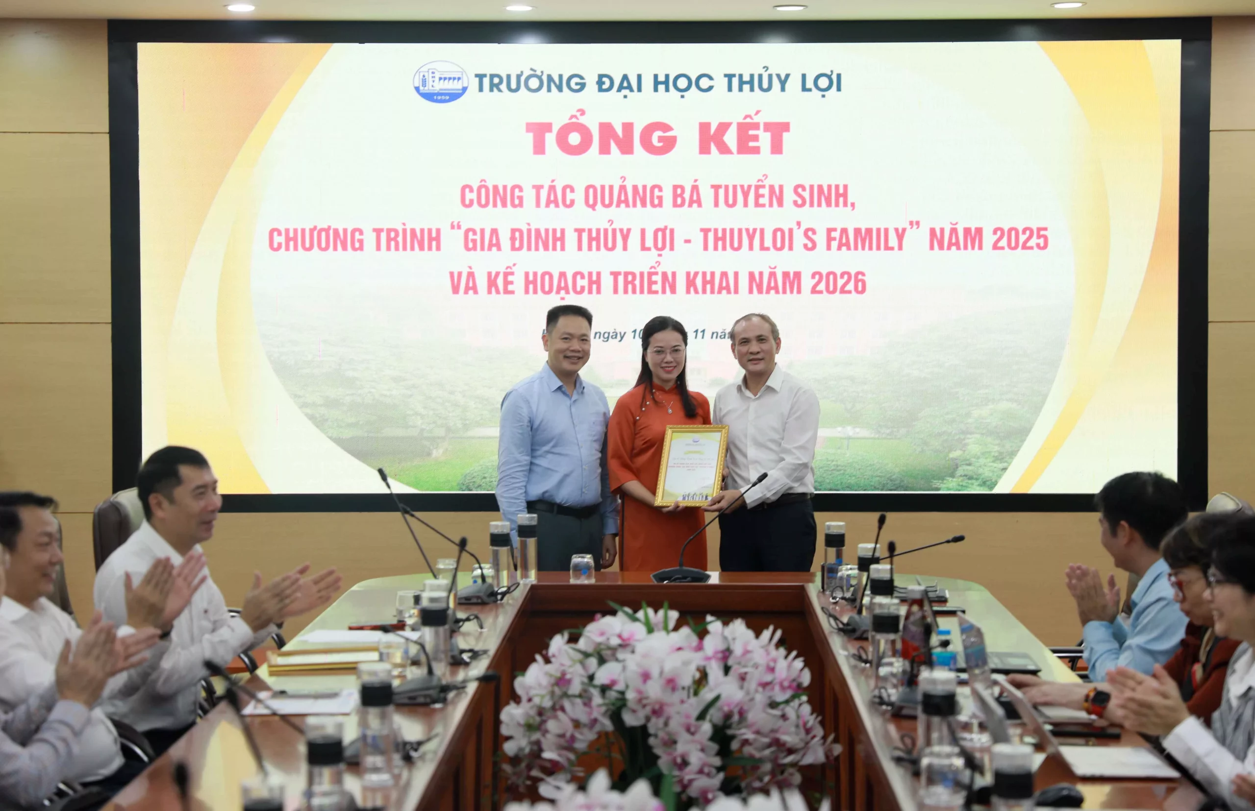 Tổng kết công tác quảng bá tuyển sinh, chương trình &#8220;Gia đình Thủy lợi &#8211; Thuyloi&#8217;s Family&#8221; năm 2025 và Kế hoạch triển khai năm 2026
