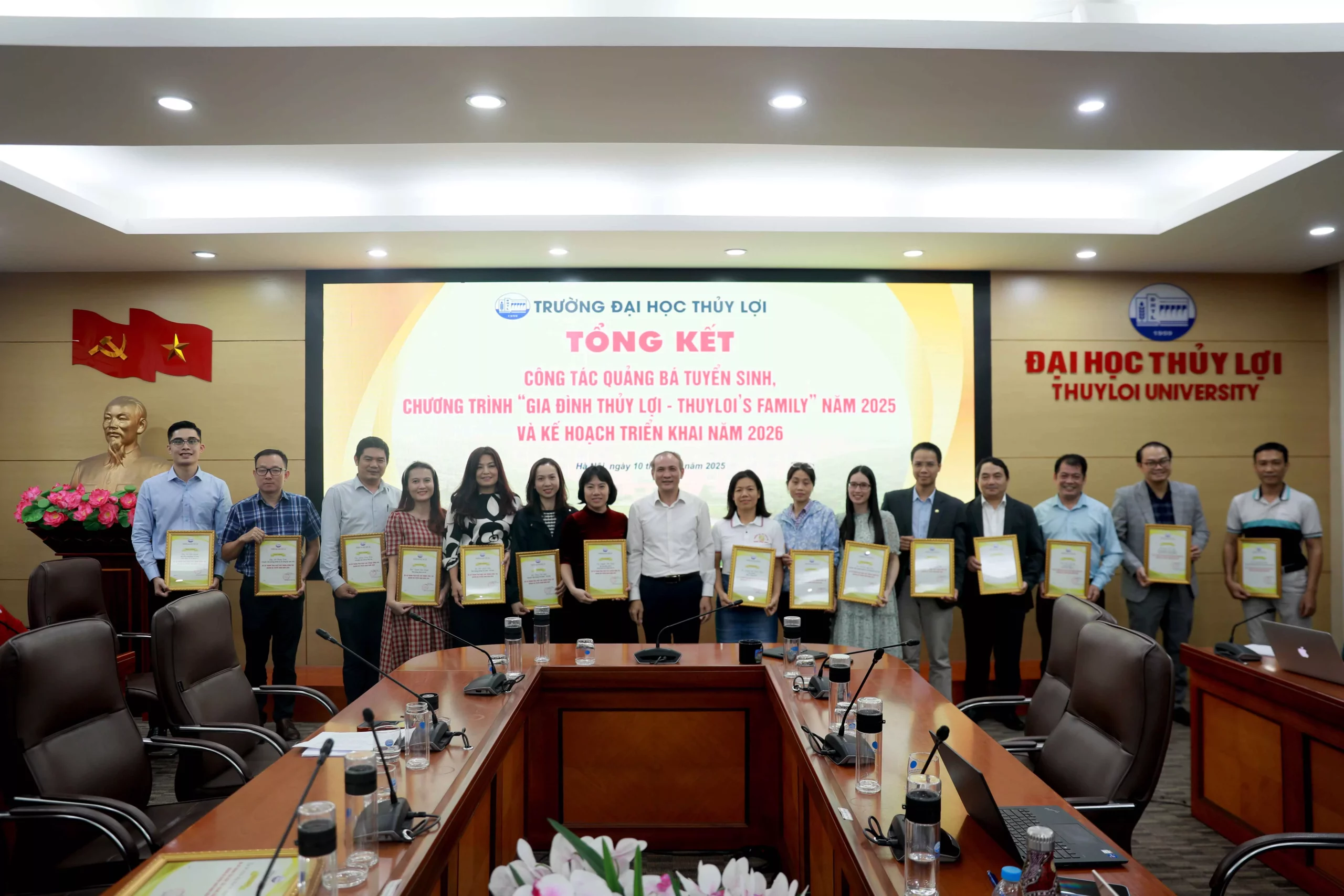 Tổng kết công tác quảng bá tuyển sinh, chương trình &#8220;Gia đình Thủy lợi &#8211; Thuyloi&#8217;s Family&#8221; năm 2025 và Kế hoạch triển khai năm 2026