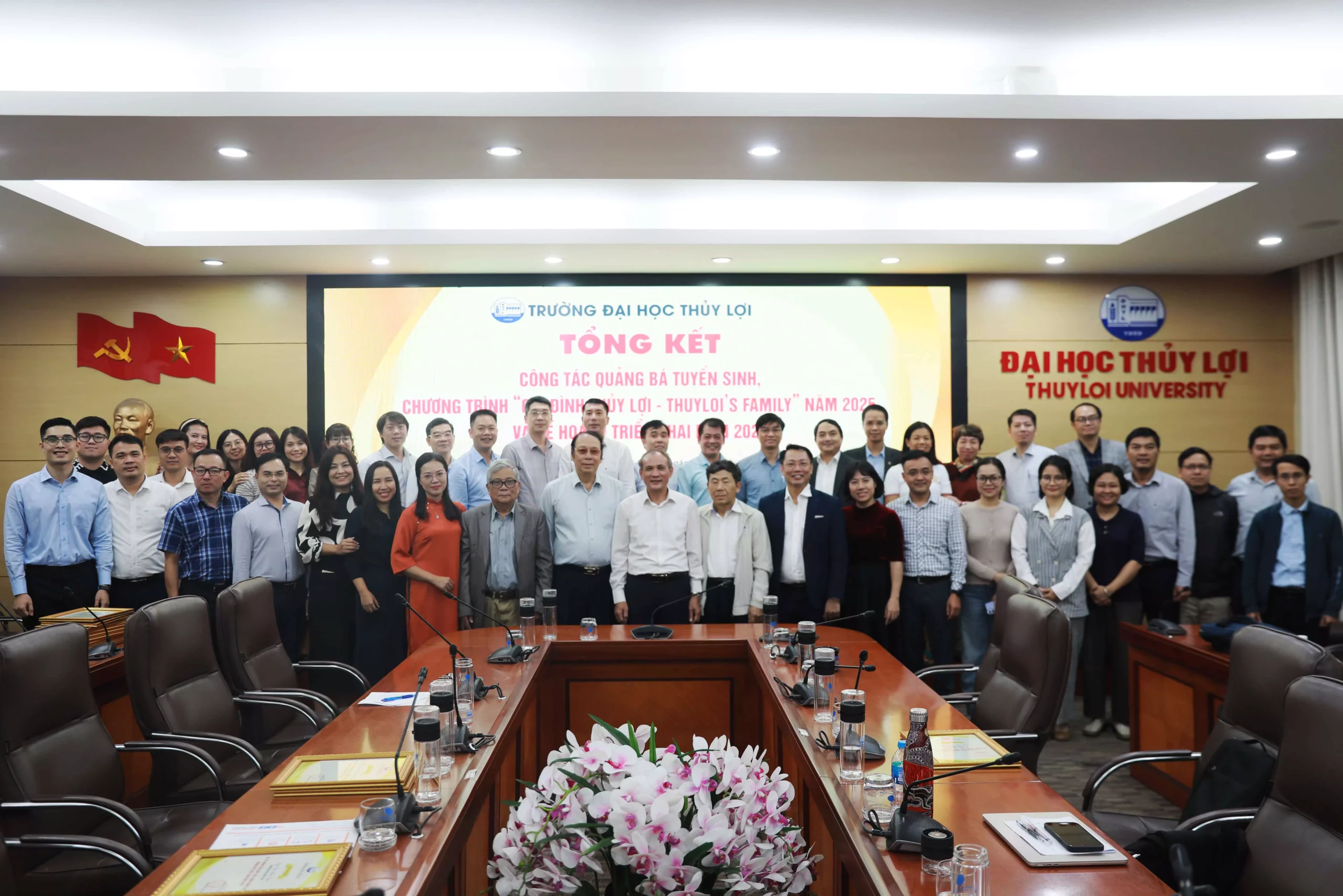 Tổng kết công tác quảng bá tuyển sinh, chương trình “Gia đình Thủy lợi – Thuyloi’s Family” năm 2025 và Kế hoạch triển khai năm 2026