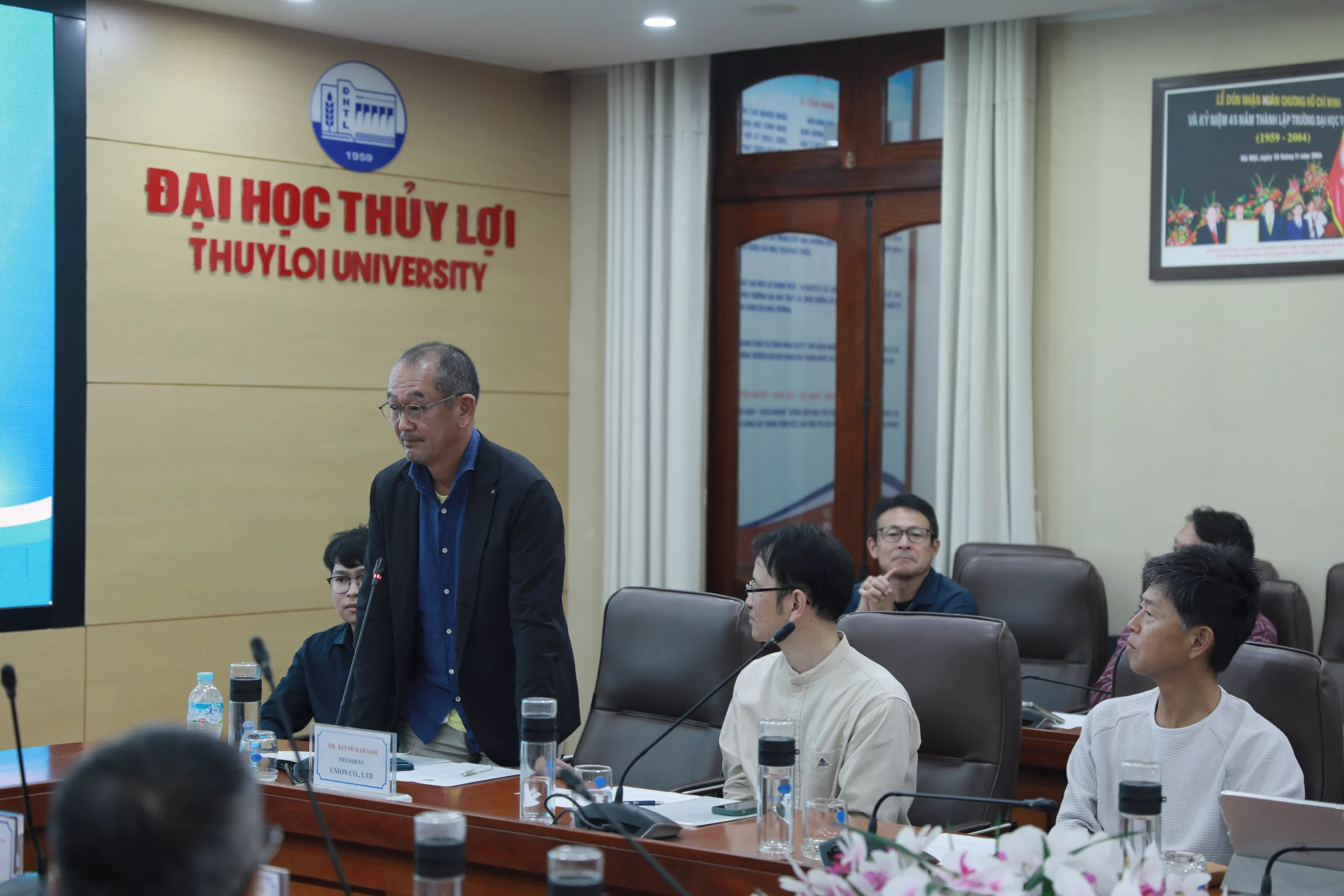 Trường Đại học Thủy lợi đón tiếp đoàn Công ty Union Co., Ltd (Nhật Bản)