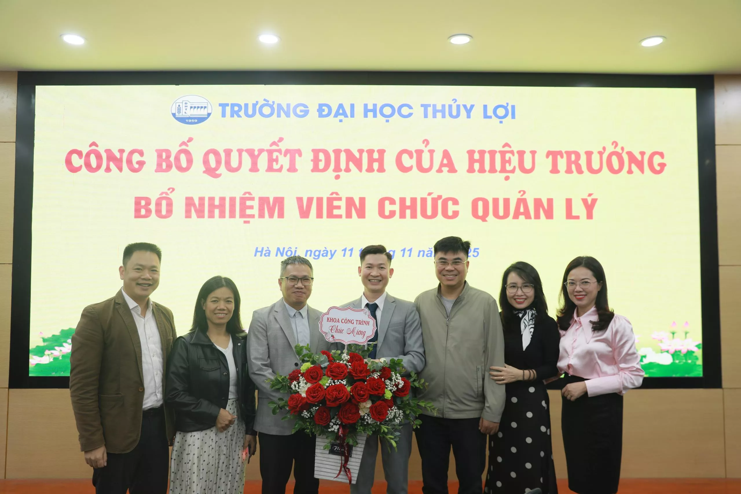 Công bố Quyết định bổ nhiệm Phó trưởng Phòng Chính trị và Công tác sinh viên