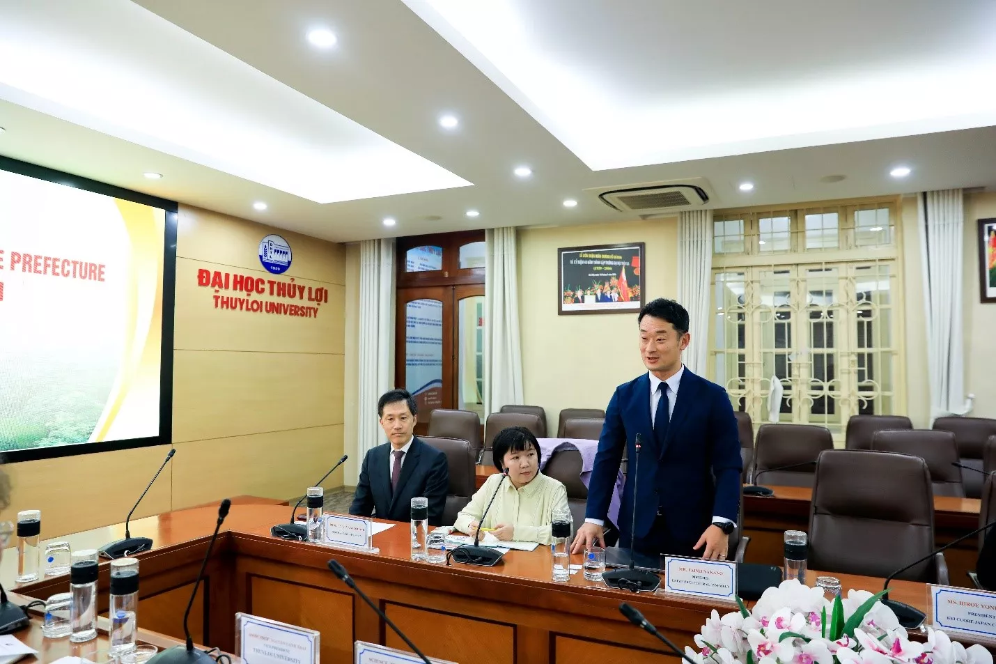 Trường Đại học Thủy lợi tiếp đón đoàn doanh nghiệp tỉnh Ehime (Nhật Bản)