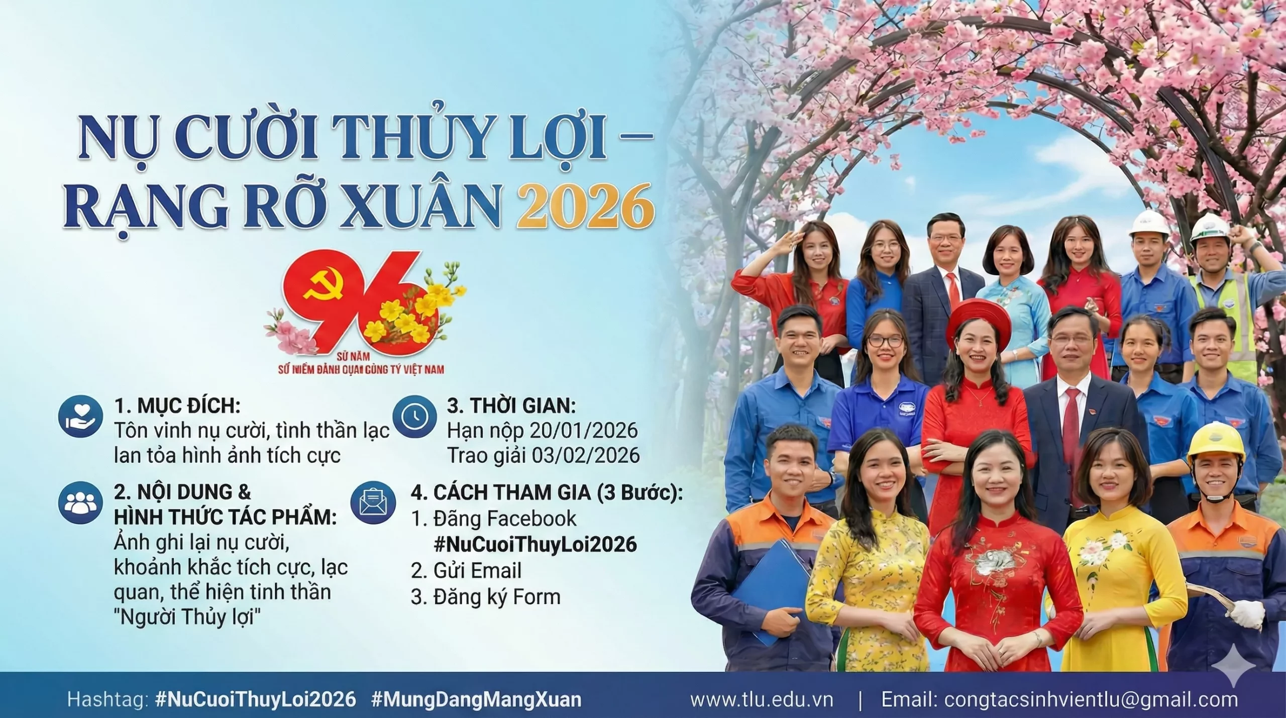 Phát động Cuộc thi ảnh “Nụ cười Thủy lợi – Rạng rỡ Xuân 2026”