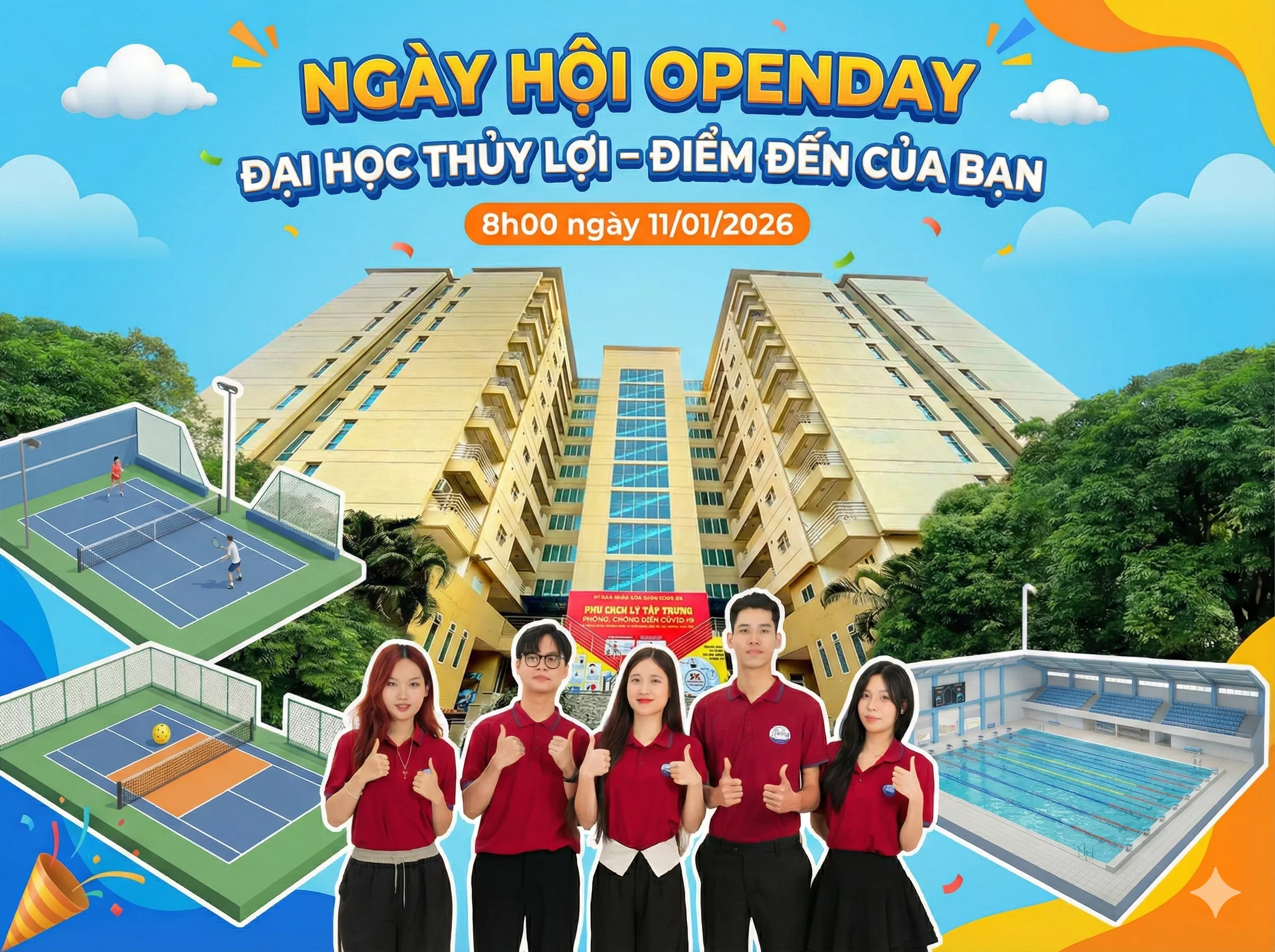 Ngày Hội Openday 2026 “ĐẠI HỌC THỦY LỢI – ĐIỂM ĐẾN CỦA BẠN”