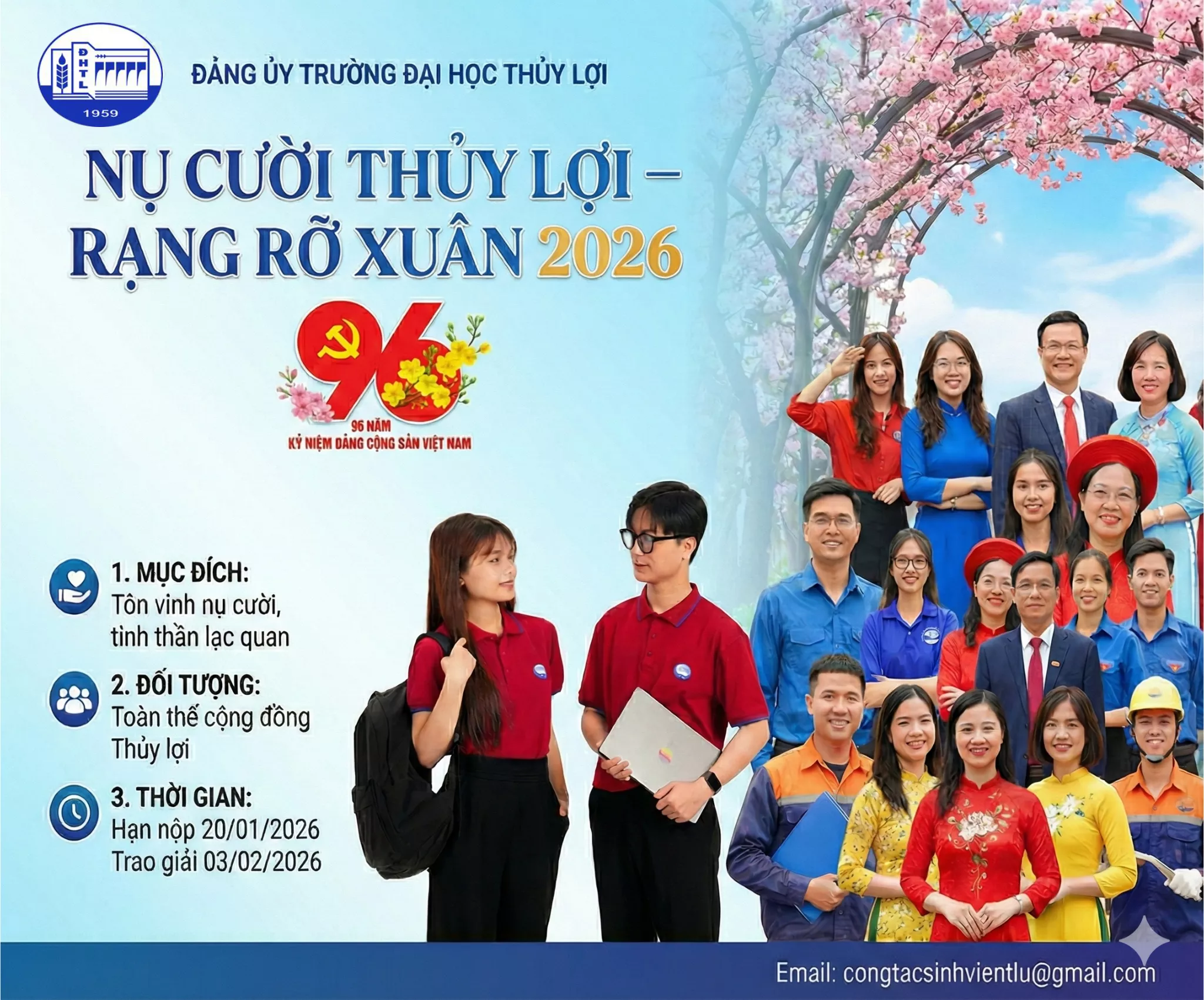 Phát động Cuộc thi ảnh “Nụ cười Thủy lợi – Rạng rỡ Xuân 2026”