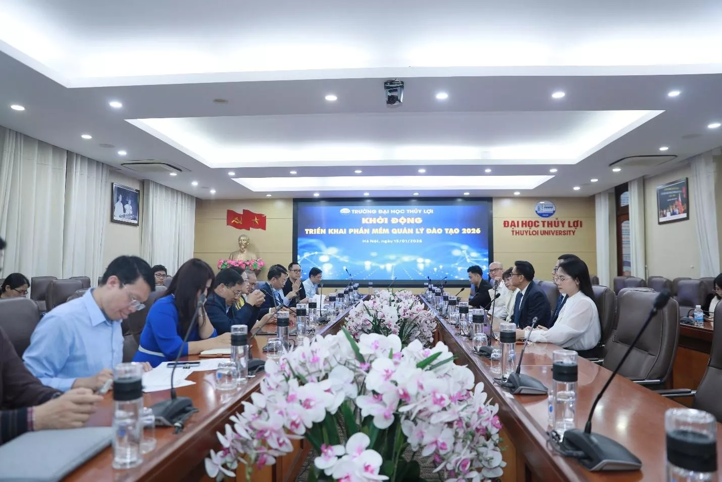 Trường Đại học Thủy lợi khởi động dự án triển khai hệ thống phần mềm quản lý đào tạo năm 2026