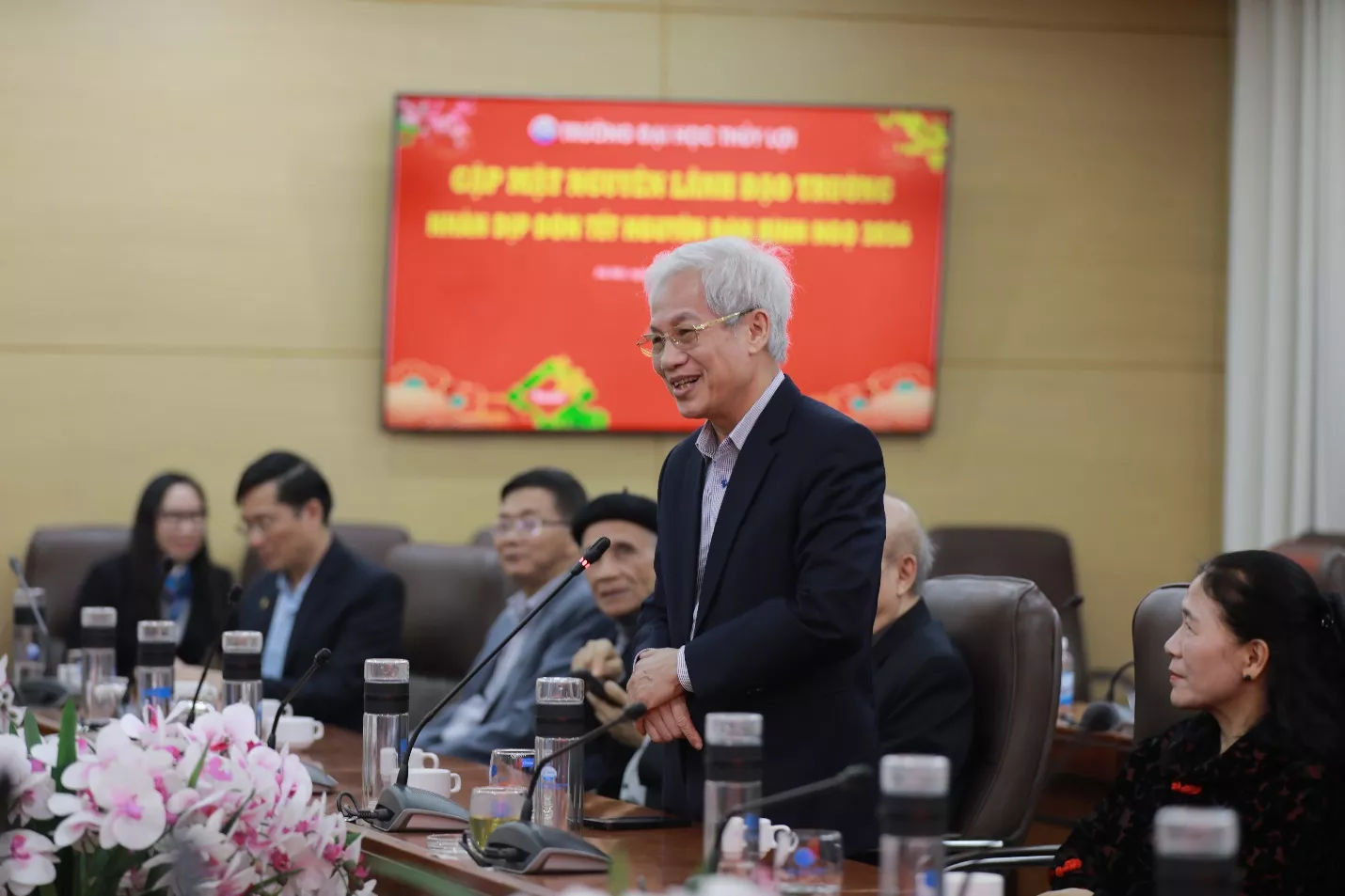 Trường Đại học Thủy lợi gặp mặt tri ân các đồng chí nguyên lãnh đạo trường nhân dịp Xuân Bính Ngọ 2026