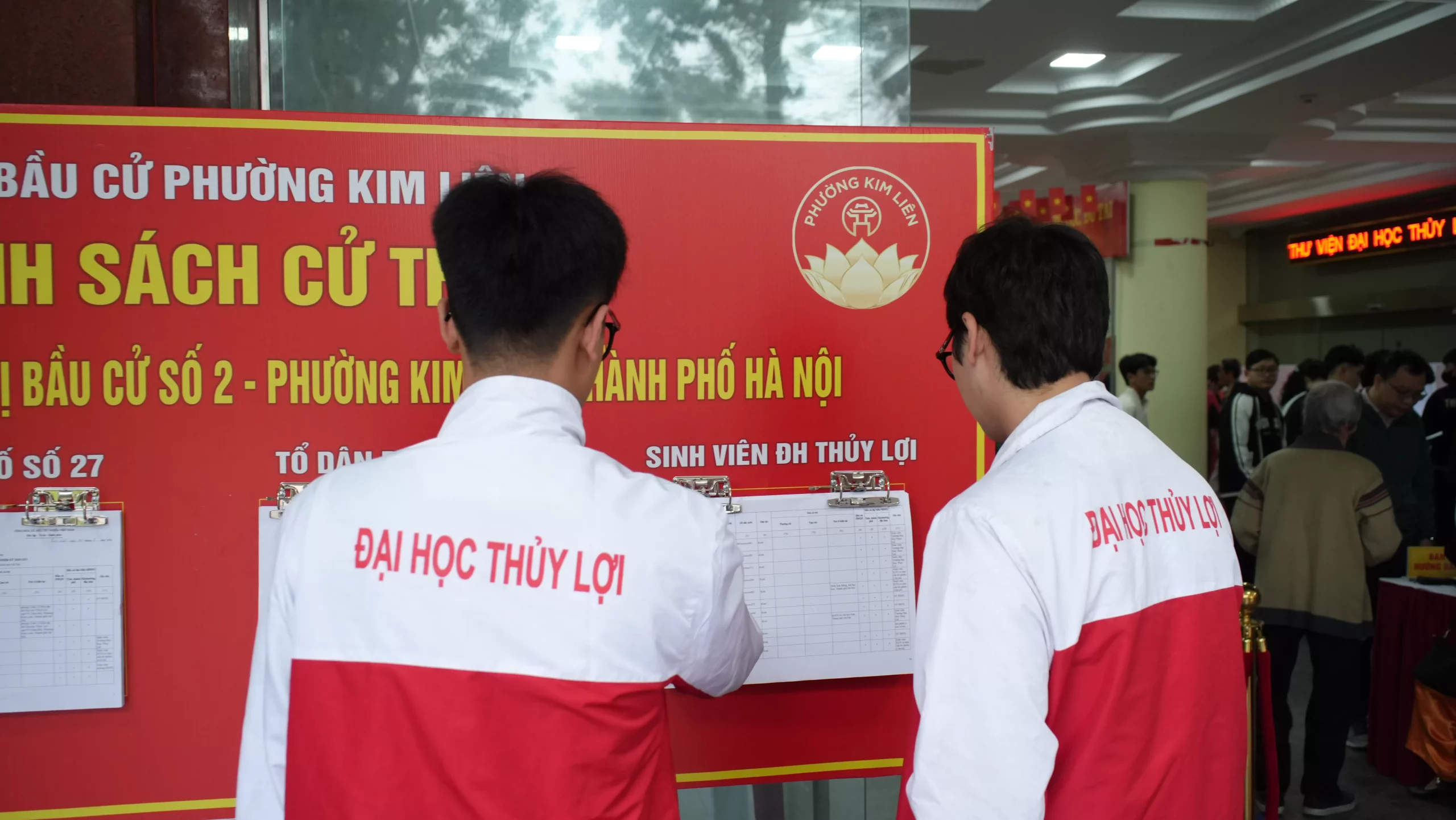 Khai mạc bầu cử đại biểu Quốc hội khóa XVI và đại biểu HĐND các cấp nhiệm kỳ 2026 – 2031 tại khu vực bỏ phiếu Trường Đại học Thủy lợi