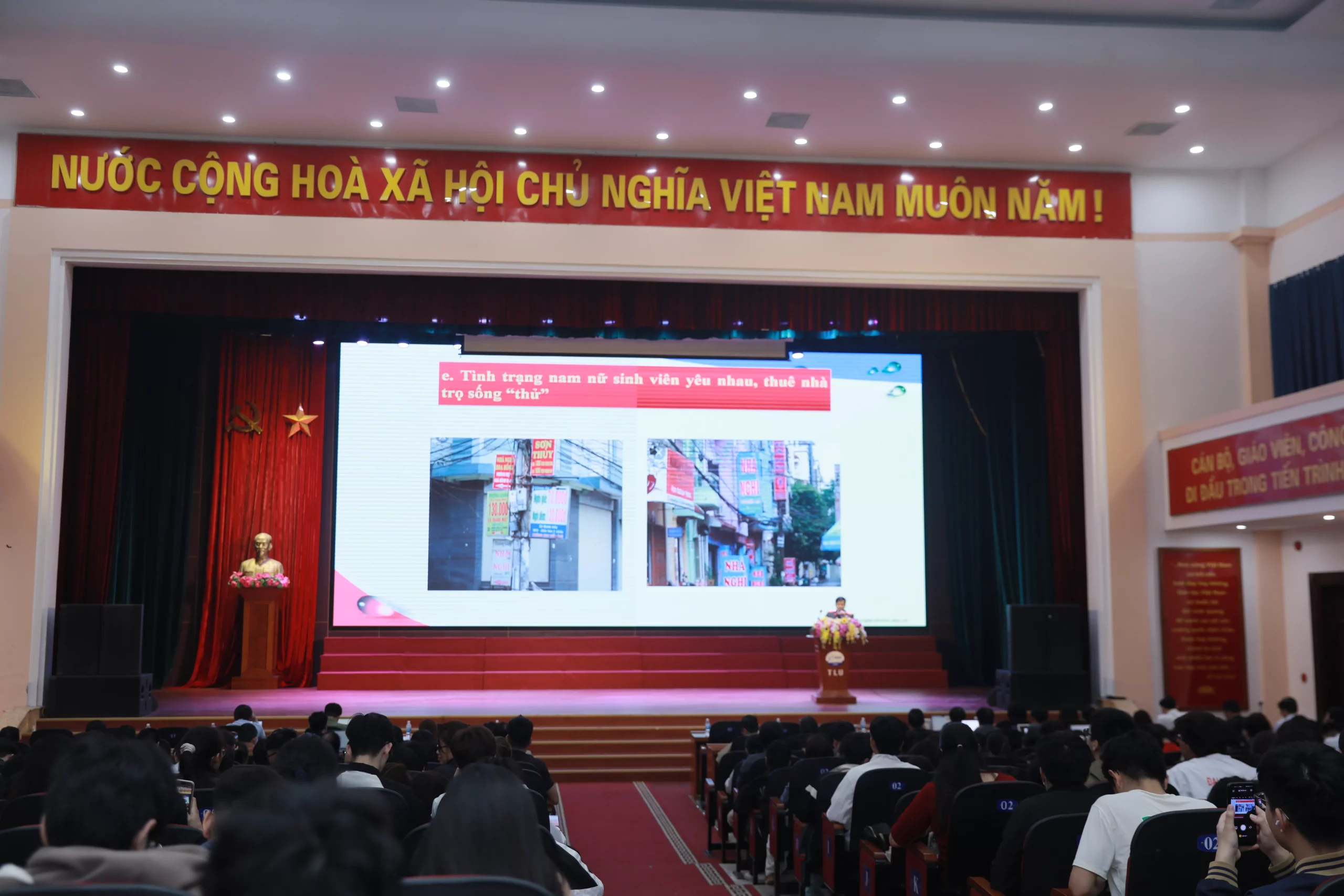 Tăng cường công tác chính trị tư tưởng, bảo đảm an ninh học đường tại Trường Đại học Thủy lợi