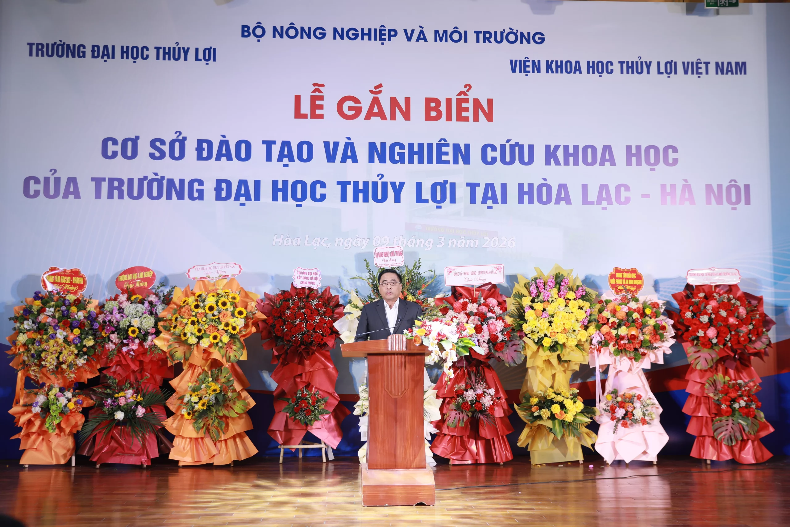 Cơ sở đào tạo và nghiên cứu khoa học của Trường Đại học Thủy lợi tại xã Hòa Lạc