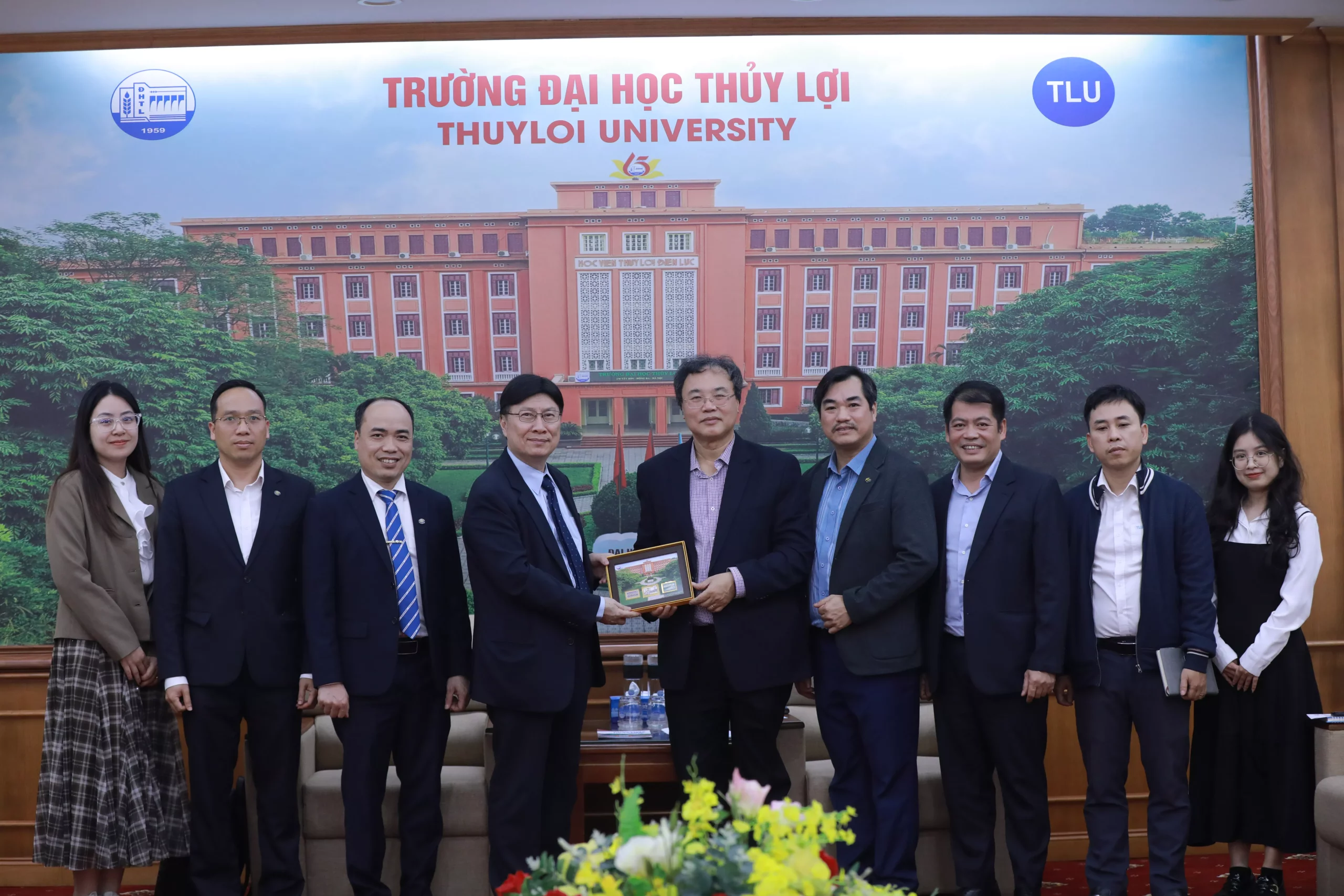 Trường Đại học Thủy Lợi tiếp đón Đại học quốc gia Chung Cheng