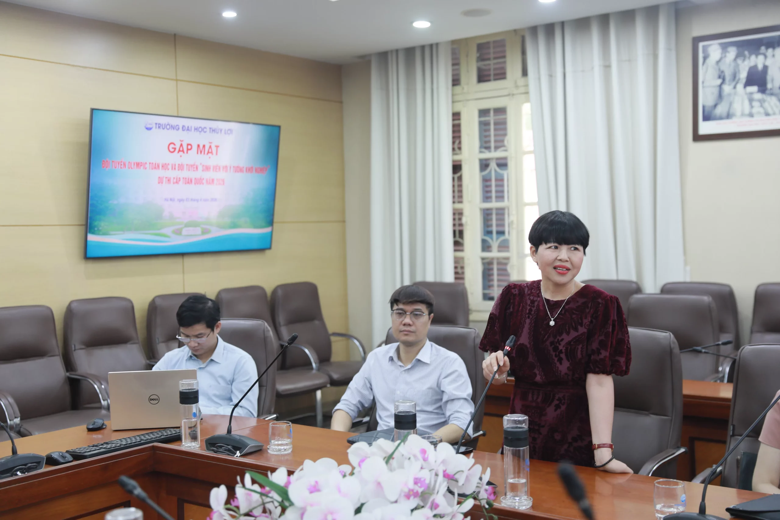 Trường Đại học Thủy lợi gặp mặt, động viên hai đội tuyển tham dự vòng Chung kết toàn quốc năm 2026
