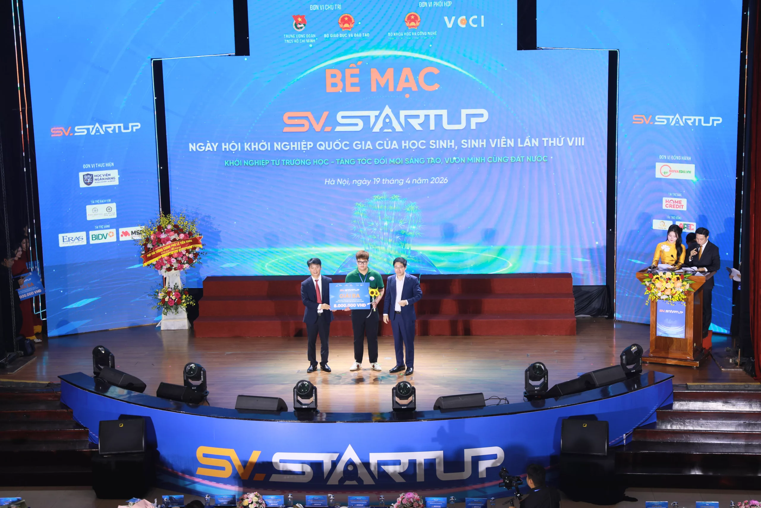 Trường Đại học Thủy lợi khẳng định dấu ấn tại SV_STARTUP 2026, nối dài chuỗi thành tích 6 năm liên tiếp