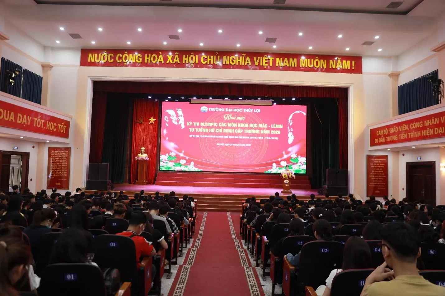 Trường Đại học Thủy lợi khai mạc Hội thi Olympic các môn khoa học Mác – Lênin, Tư tưởng Hồ Chí Minh năm 2026