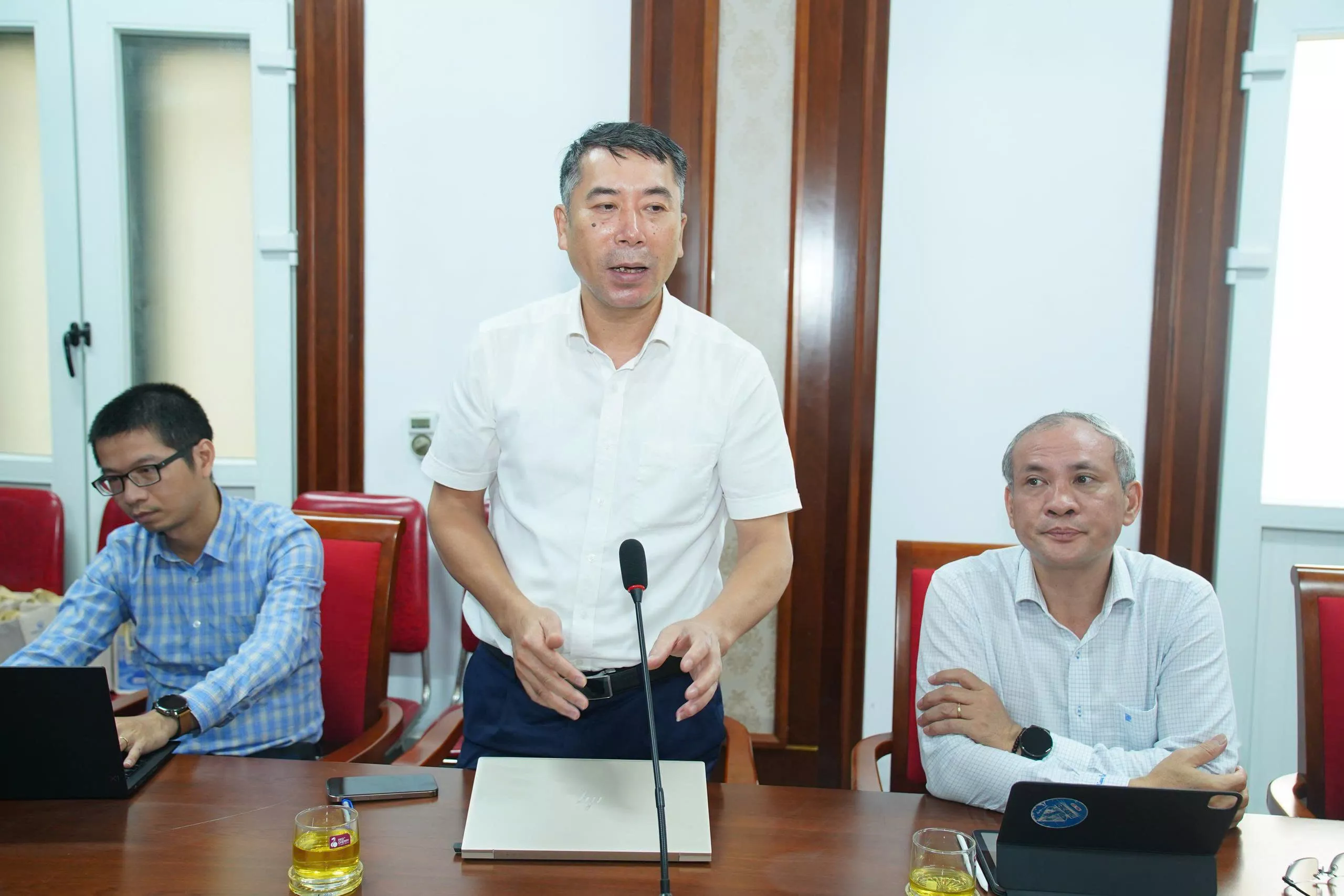 Trường Đại học Thủy lợi khảo sát, đề xuất giải pháp giảm thiểu ngập úng tại xã Hợp Minh, tỉnh Nghệ An