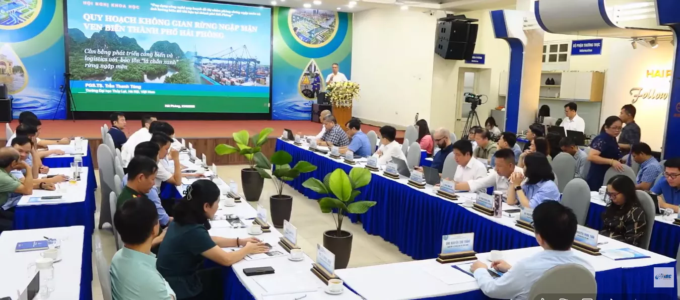 Trường Đại học Thủy lợi tham dự Hội thảo khoa học về quy hoạch đô thị thích ứng biến đổi khí hậu tại Thành Phố Hải Phòng