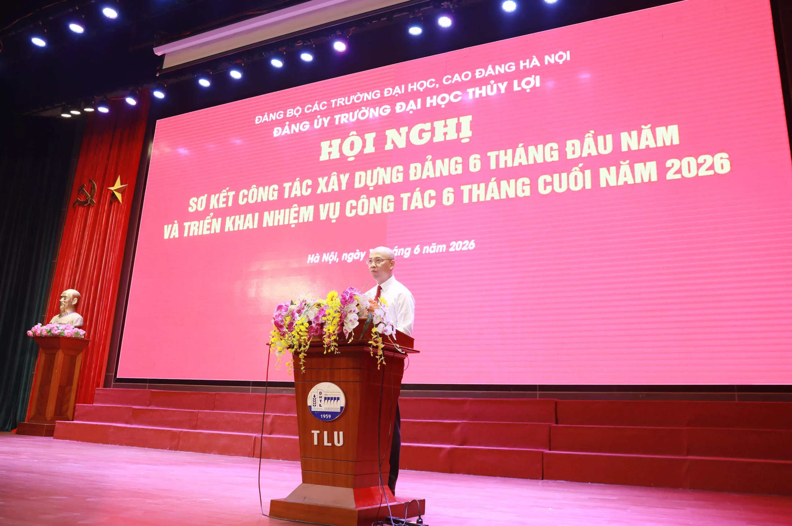 Hội nghị sơ kết công tác xây dựng Đảng 6 tháng đầu năm và triển khai nhiệm vụ công tác 6 tháng cuối năm 2026