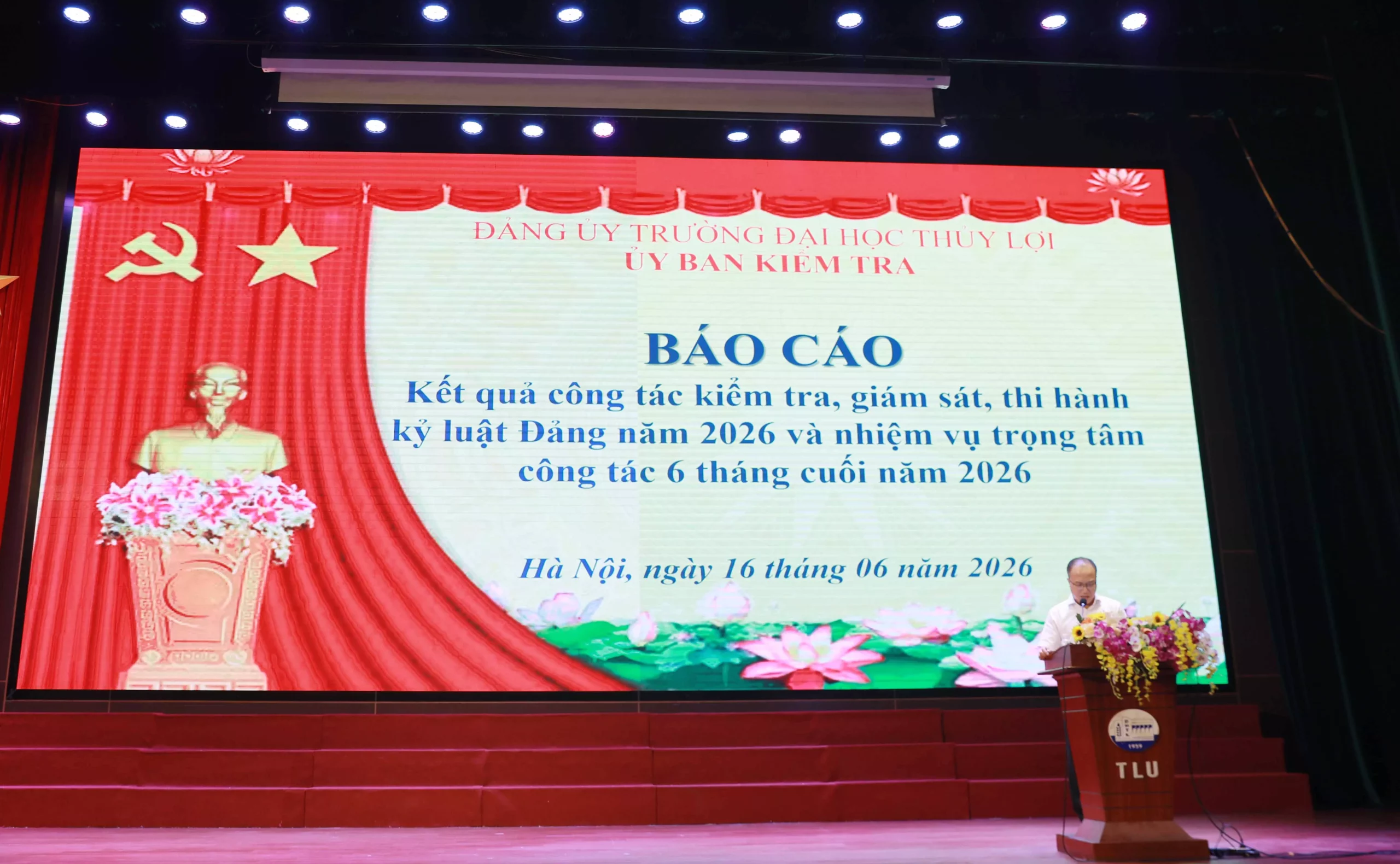 Hội nghị sơ kết công tác xây dựng Đảng 6 tháng đầu năm và triển khai nhiệm vụ công tác 6 tháng cuối năm 2026