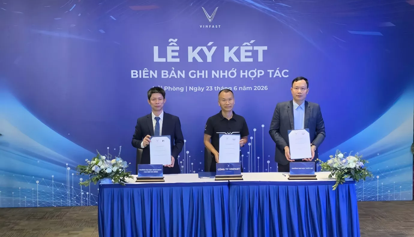 Trường Đại học Thủy lợi và VinFast ký kết hợp tác đào tạo, nghiên cứu và phát triển nguồn nhân lực chất lượng cao