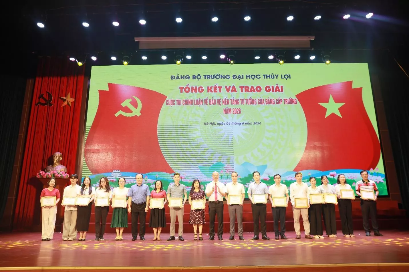 Tổng kết và trao giải Cuộc thi Chính luận về bảo vệ nền tảng tư tưởng của Đảng cấp trường năm 2026