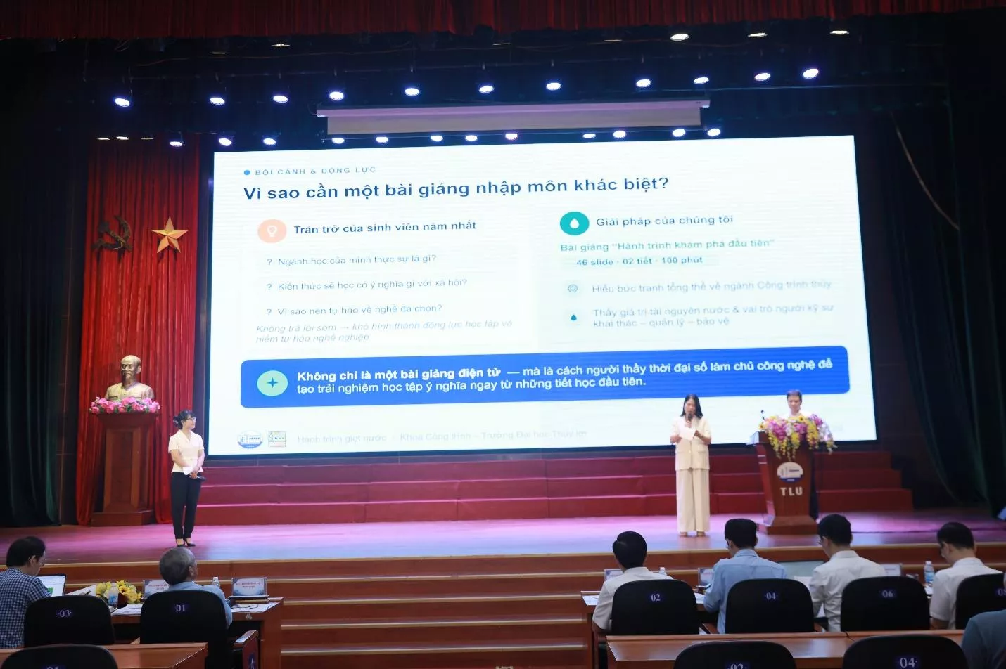 Trường Đại học Thủy lợi thúc đẩy chuyển đổi số trong giảng dạy và trình bày khoa học