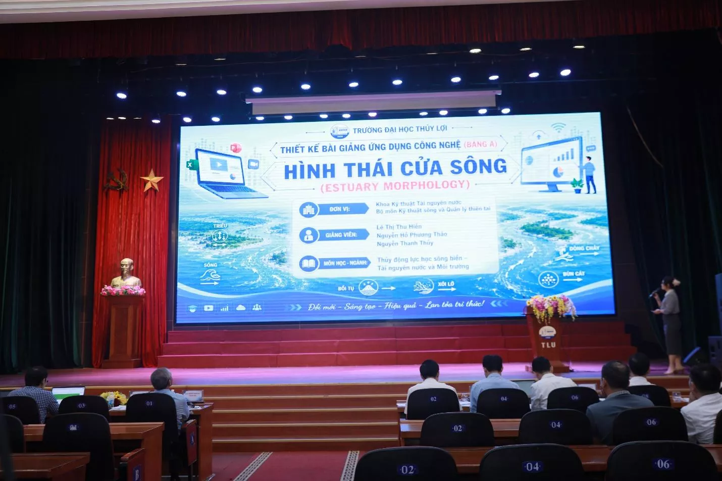 Trường Đại học Thủy lợi thúc đẩy chuyển đổi số trong giảng dạy và trình bày khoa học