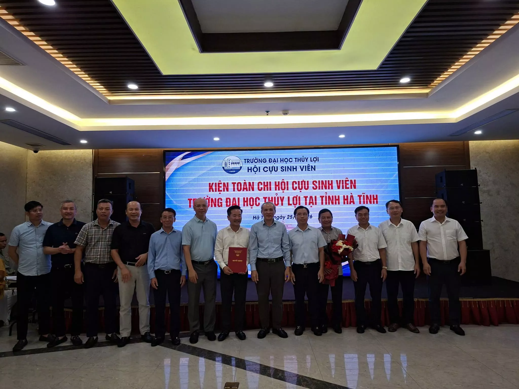 Kiện toàn Chi hội Cựu sinh viên Trường Đại học Thủy lợi tỉnh Hà Tĩnh – Tiếp nối vai trò tiên phong, lan tỏa sức mạnh kết nối cộng đồng cựu sinh viên