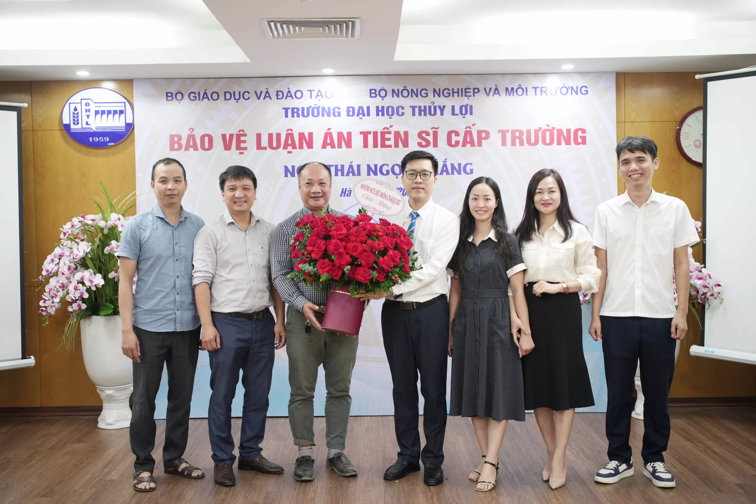 Nghiên cứu sinh Thái Ngọc Thắng bảo vệ thành công luận án tiến sĩ cấp Trường về ứng dụng BIM trong quản lý dự án xây dựng