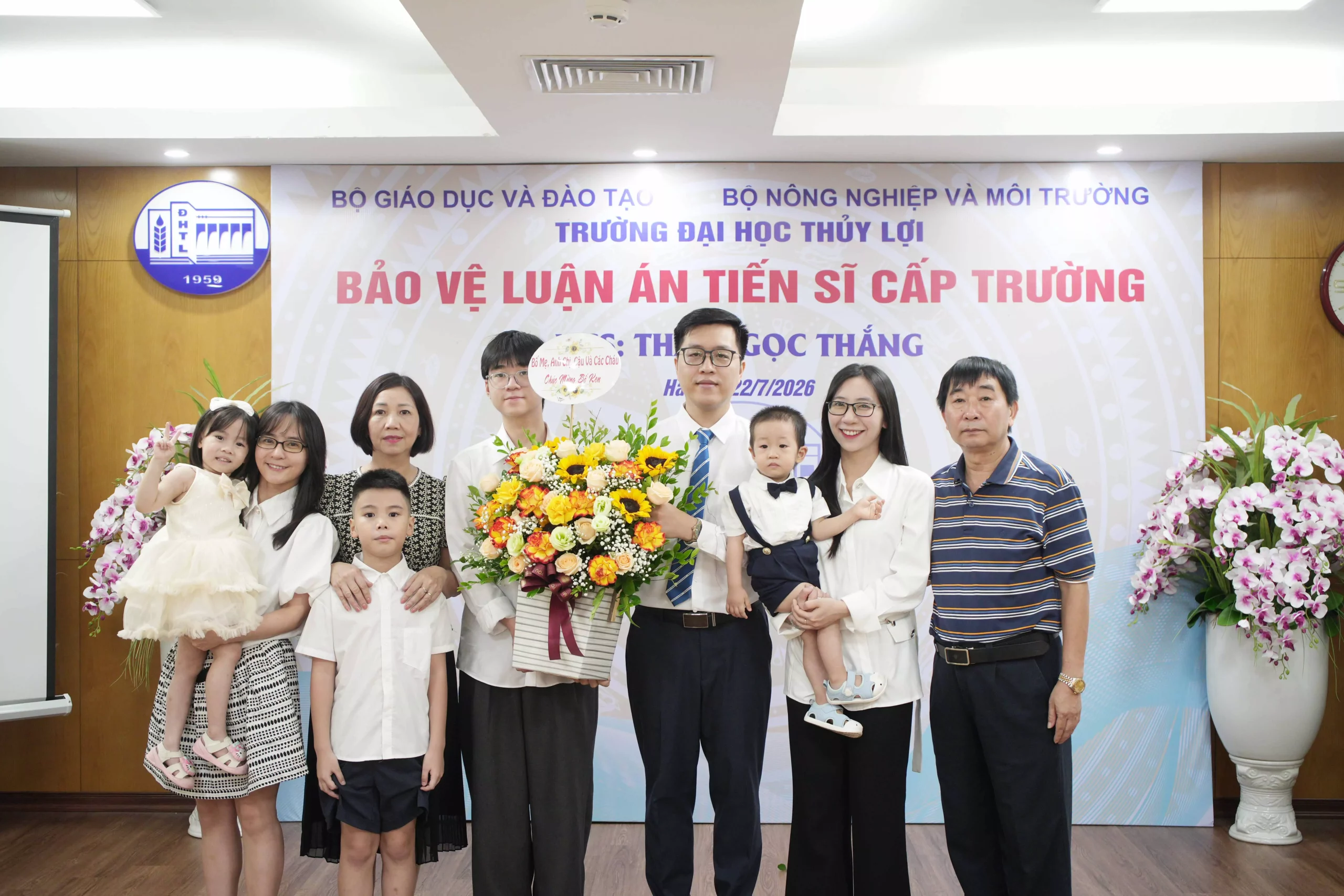 Nghiên cứu sinh Thái Ngọc Thắng bảo vệ thành công luận án tiến sĩ cấp Trường về ứng dụng BIM trong quản lý dự án xây dựng