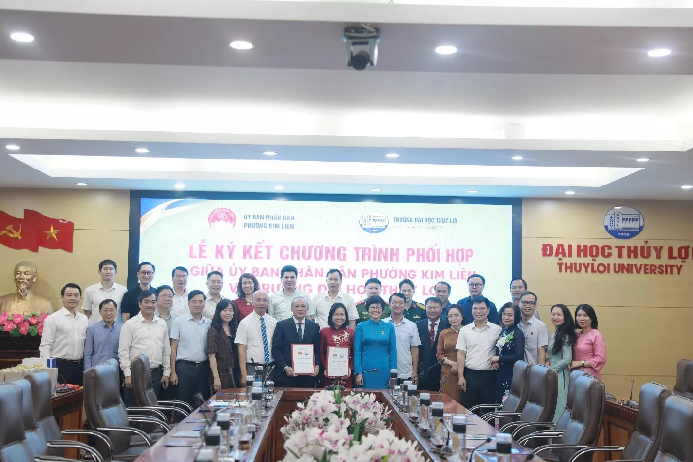 Trường Đại học Thủy lợi và phường Kim Liên tăng cường phối hợp, phát huy nguồn lực phục vụ cộng đồng