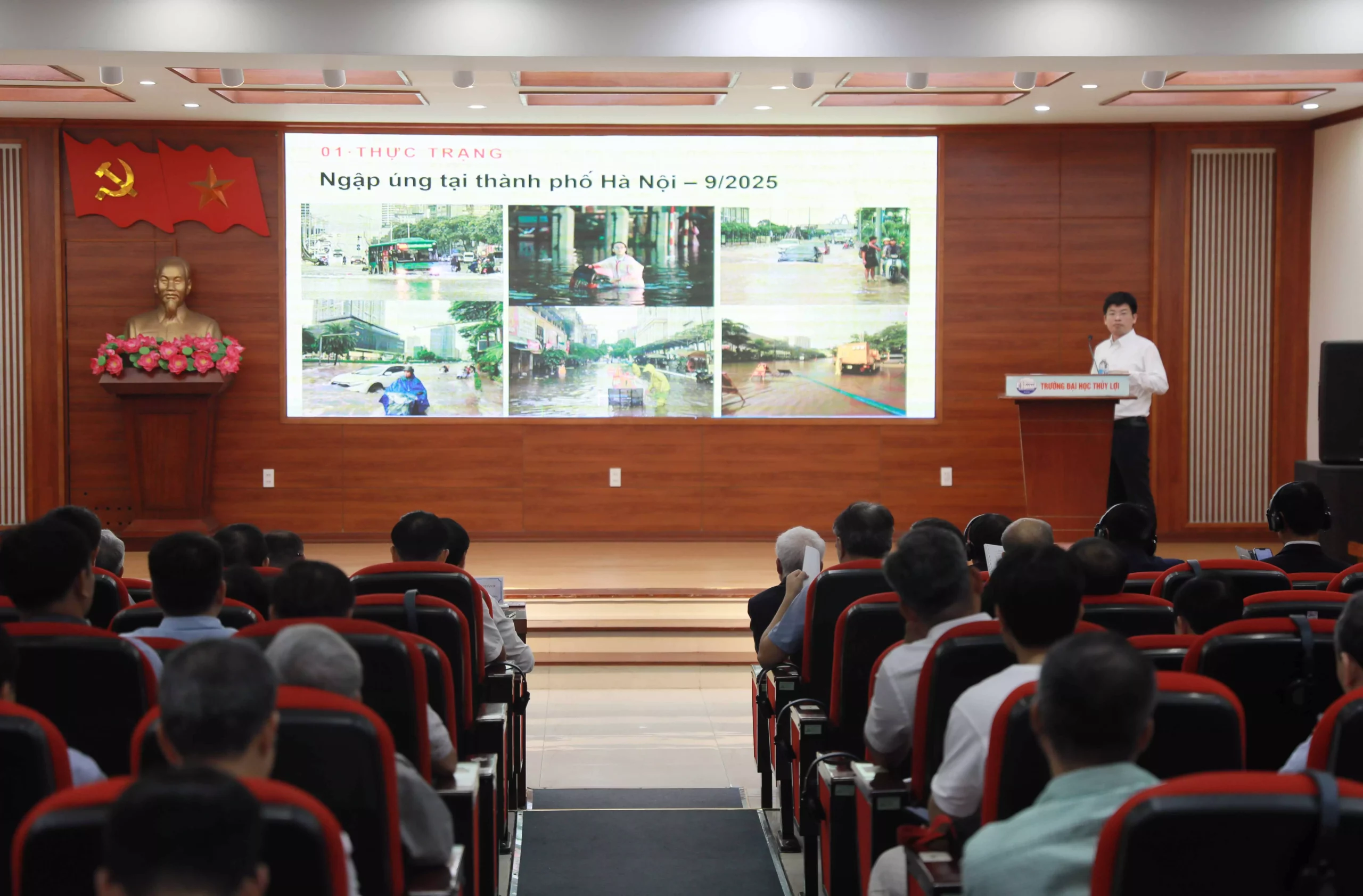 Hội thảo Quốc tế về Quản lý ngập lụt đô thị và lưu vực sông: Chung tay kiến tạo giải pháp thích ứng trong bối cảnh biến đổi khí hậu