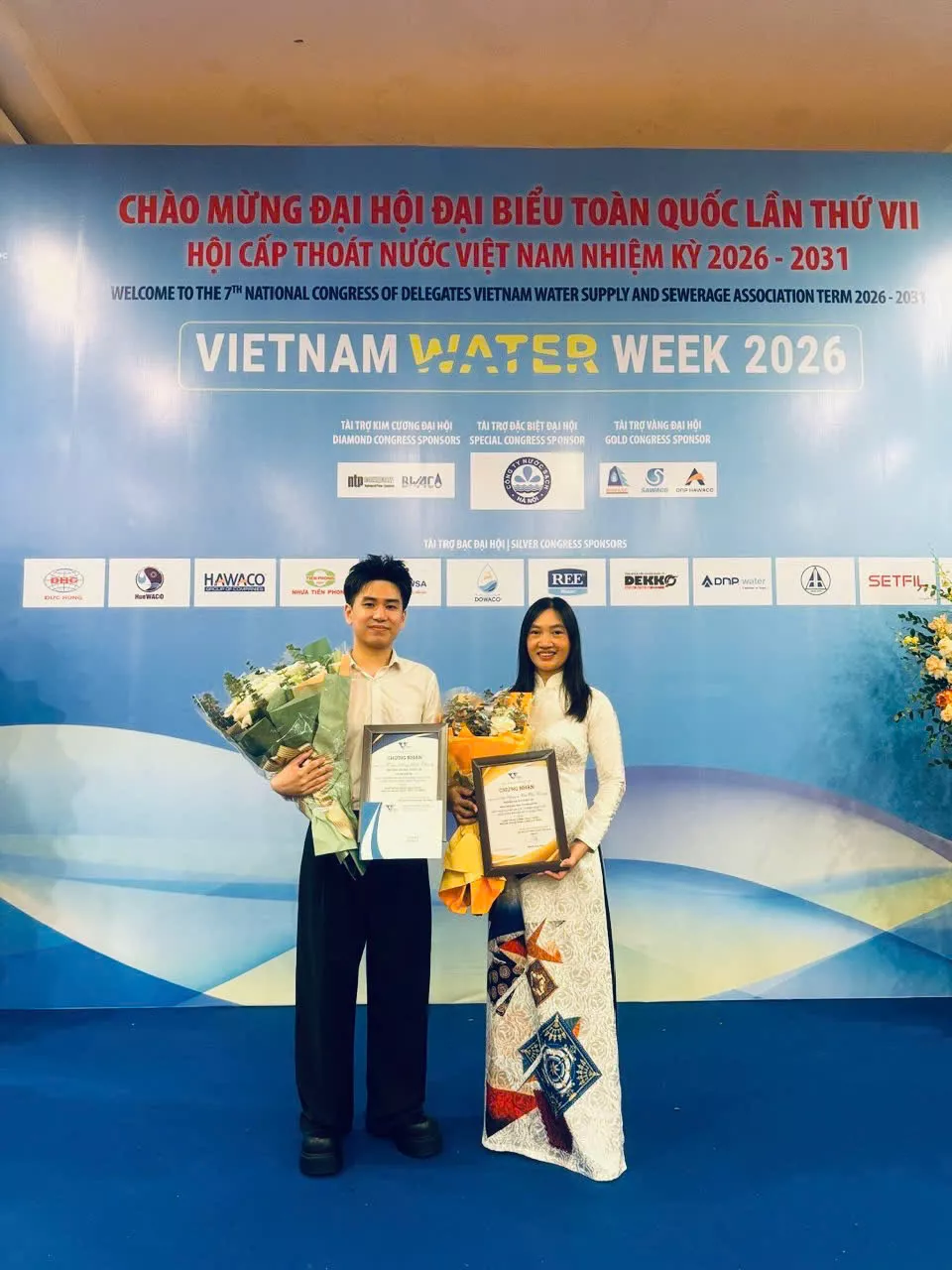 Sinh viên Trường Đại học Thủy lợi đạt Giải Ba Giải thưởng Đồ án tốt nghiệp xuất sắc ngành Nước năm 2026